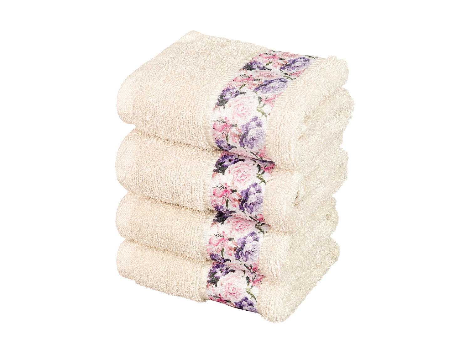Serviettes invité en éponge , le prix 3.49 €
- Lot de 4
- Ex. 50 % coton, ...