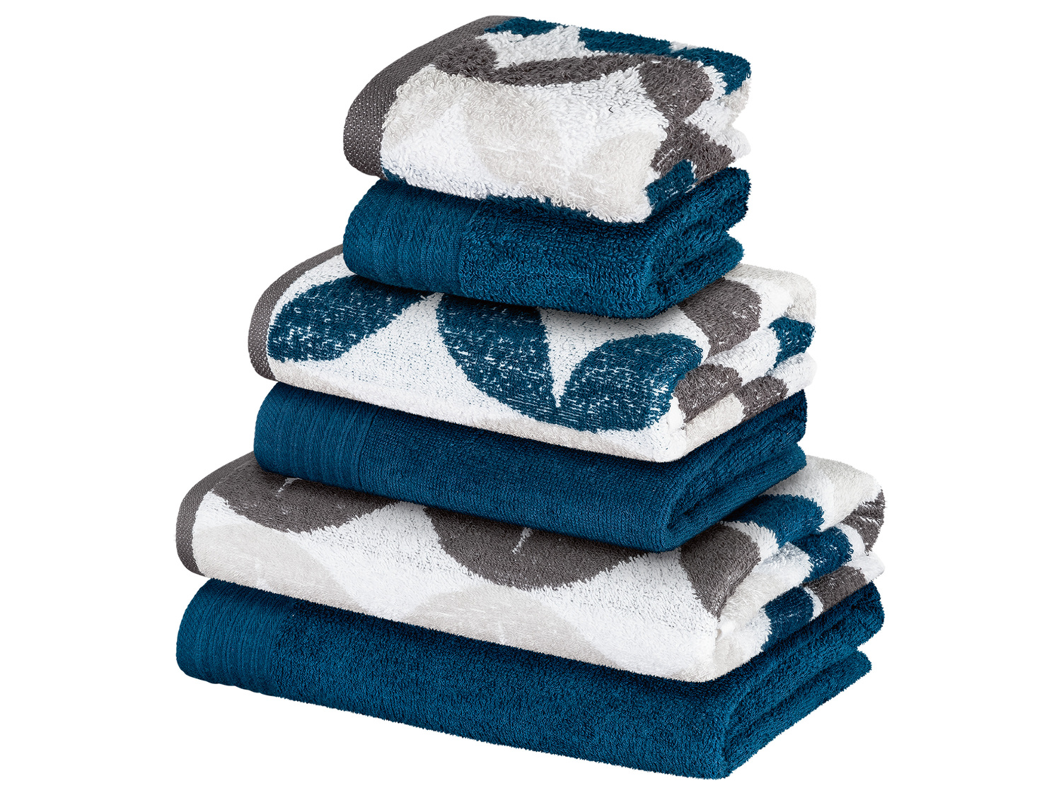 Serviettes en éponge pur coton , le prix 9.99 €
Set de 6 :
- ...