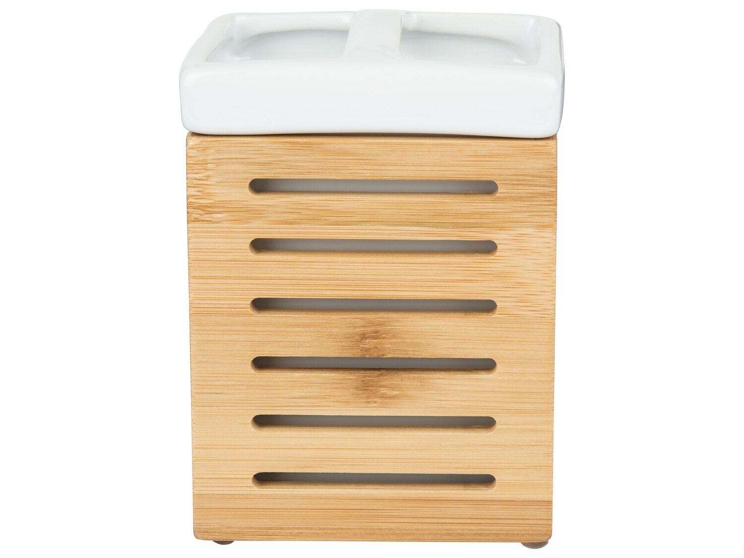 Accessoire de salle de bains bambou et céramique chez , le prix 3.99 € ...