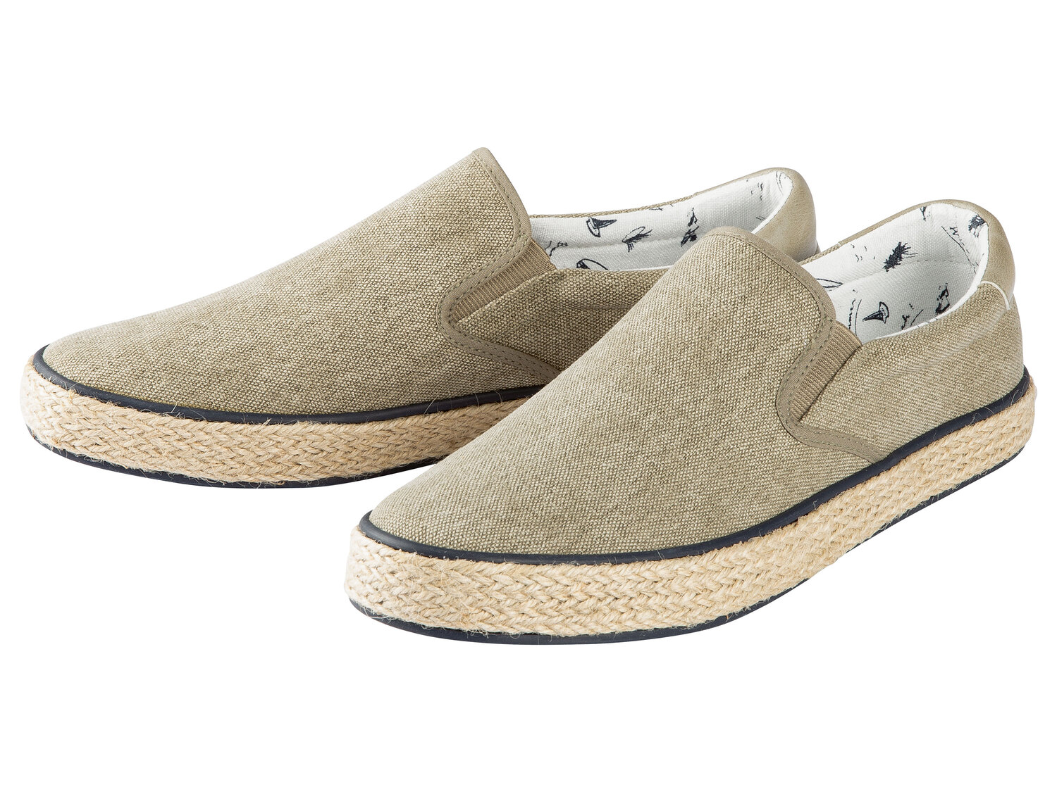 Chaussures en toile , le prix 9.99 €
- Du 41 au 45 selon modèle
- ...