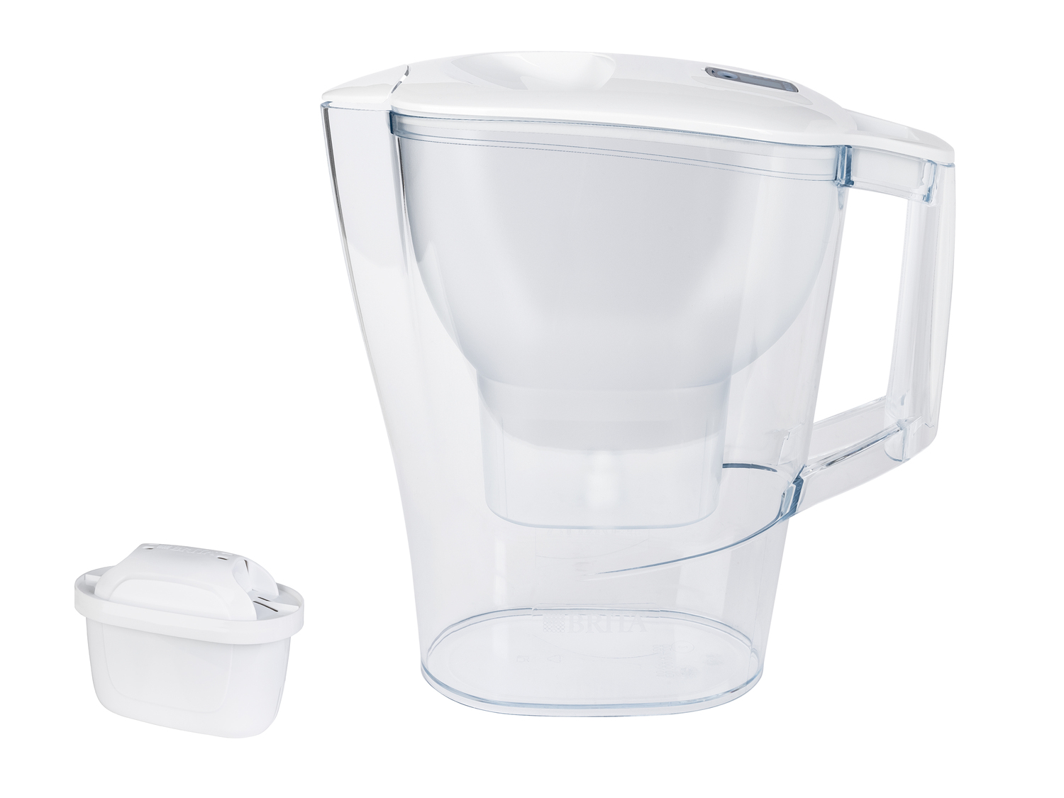 Carafe filtrante Aluna Brita, le prix 12.99 €
- Env. 2,4 L
- Bien pensé : ...