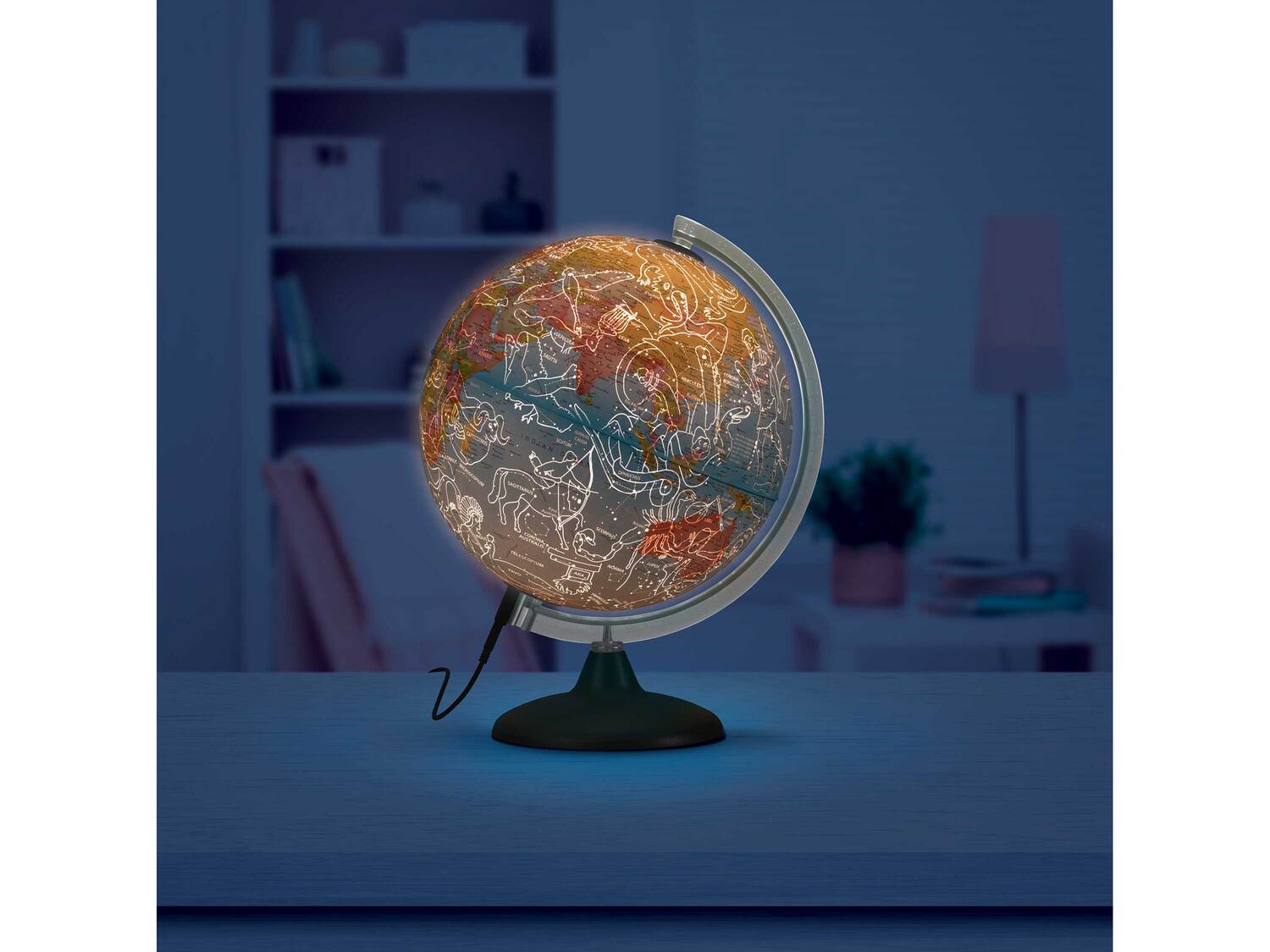 Globe jour et nuit , le prix 19.99 €
- Globe : Ø env. 25 cm
- Hauteur totale ...