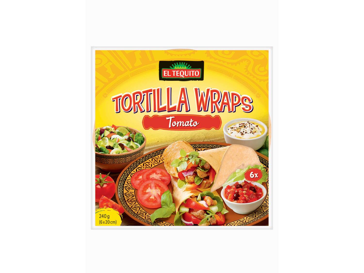 Tortillas , le prix 0.99 €
- Au choix : épinard, ail, tomate, ou 8 mini tortillas ...