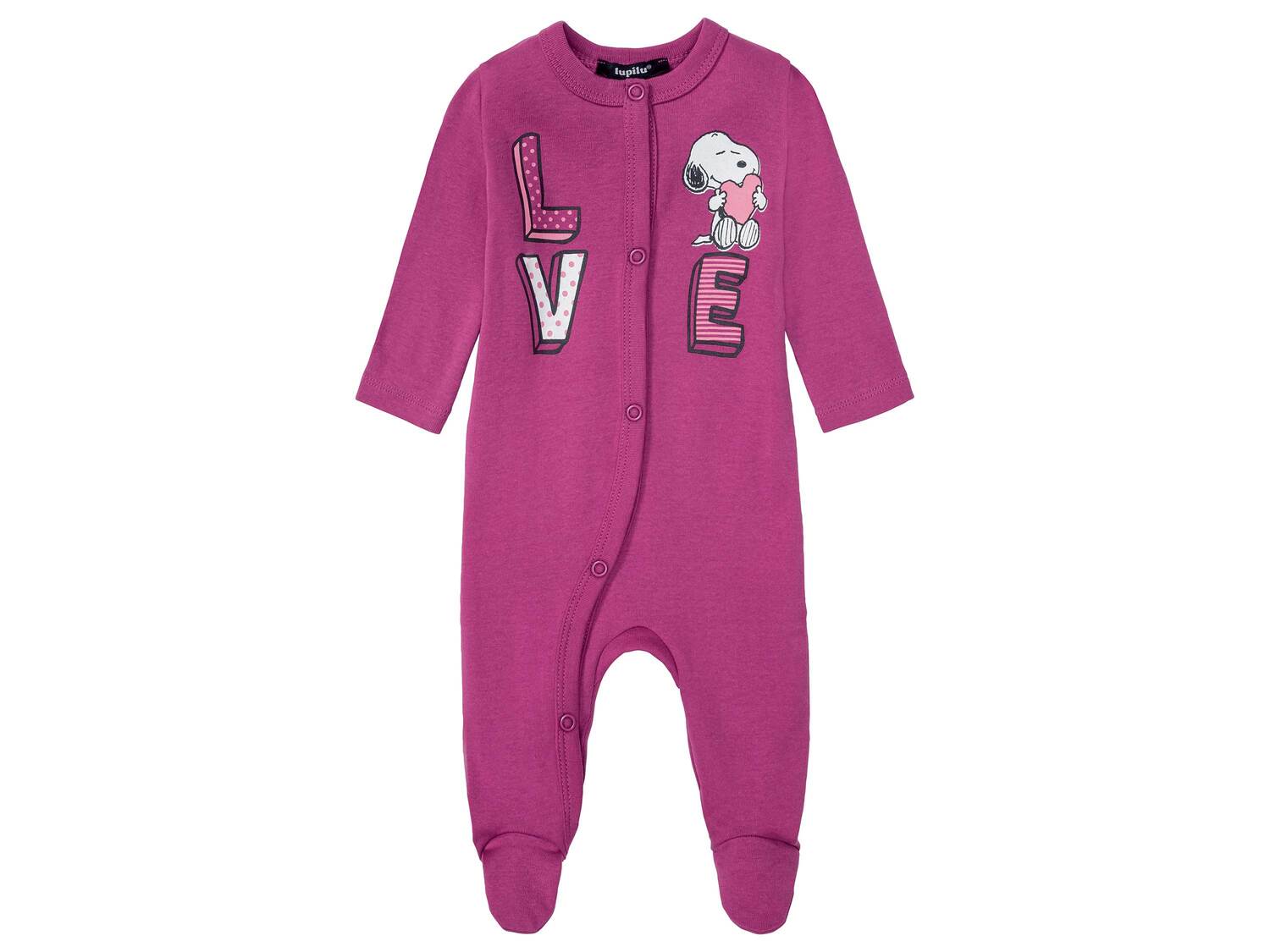 Pyjama bébé en coton bio , le prix 4.99 €
- Du 0-2 mois au 12-14 mois selon ...