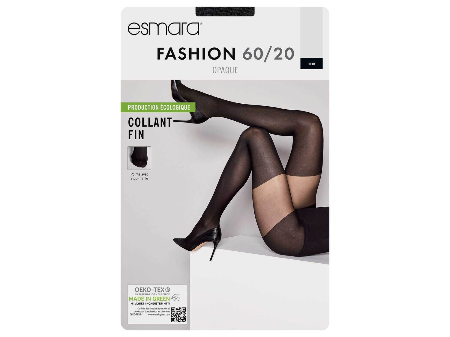 Collant fin , le prix 2.99 €
- Du M au XL selon modèle
- Ex. 93 % polyamide ...