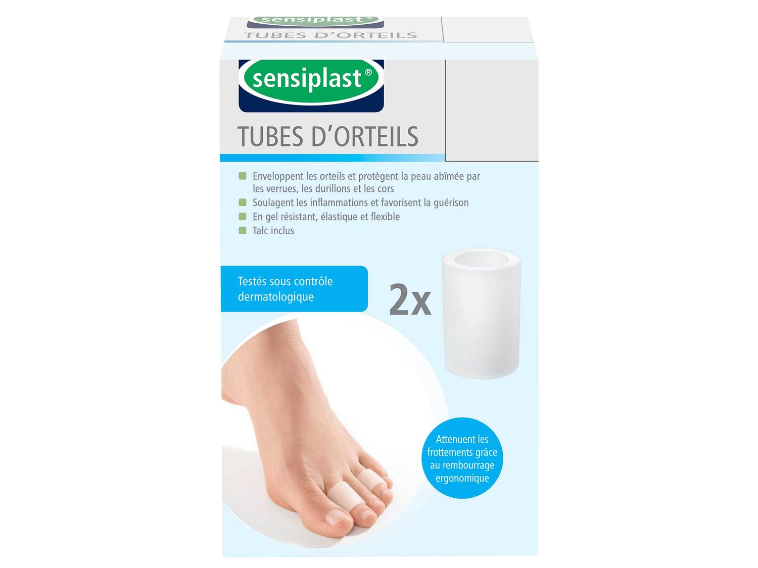 Protecteur dorteil ou hallux valgus Sensiplast, le prix 1.99 €
- Au choix :
- ...