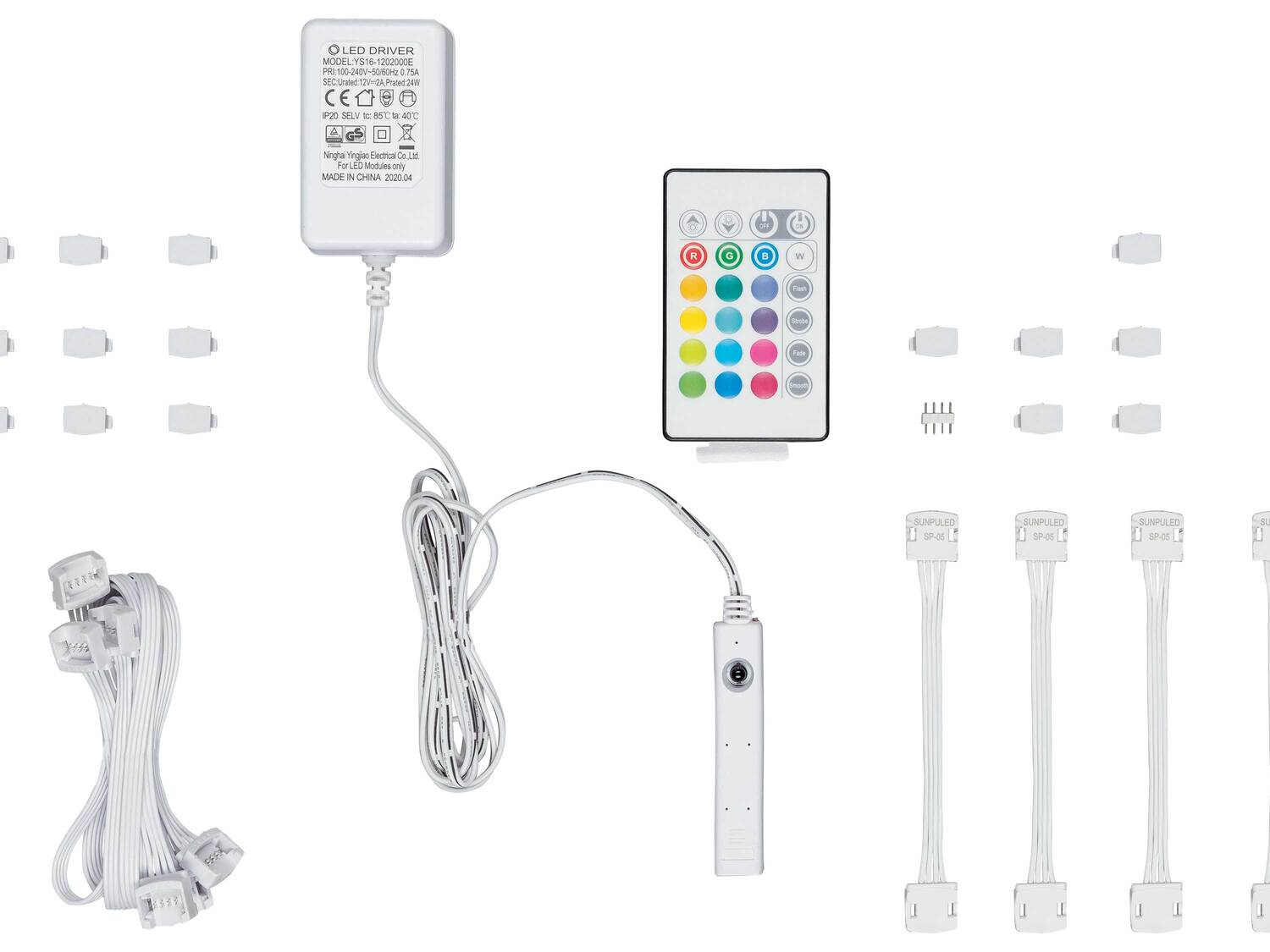 Ruban LED , le prix 19.99 €
- Env. 5 m
- 4 programmes de variation de couleurs ...