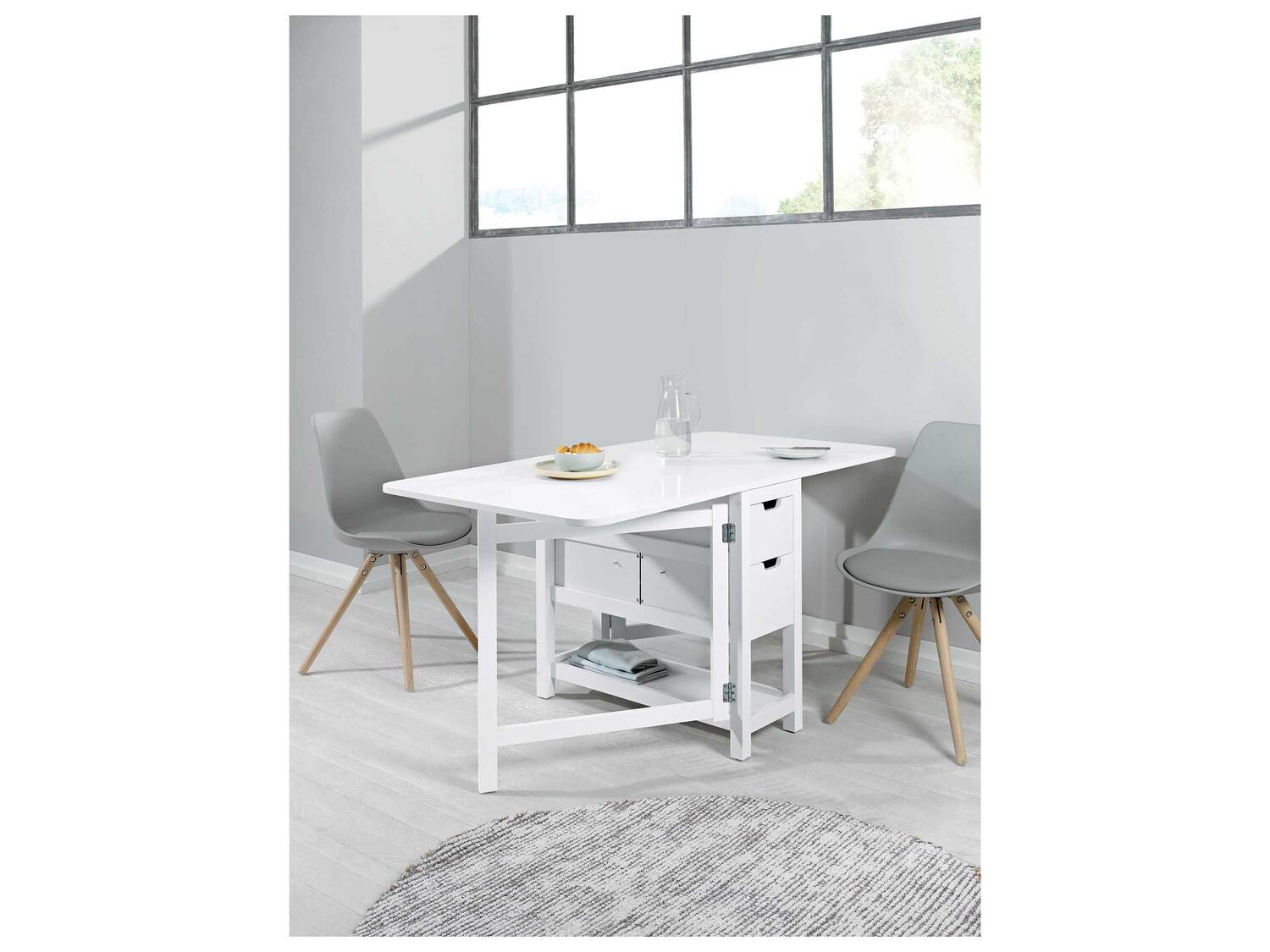 Table pliante , le prix 99.99 €
- Déplié : env. 150 x 74 x 80 cm (L x l x ...
