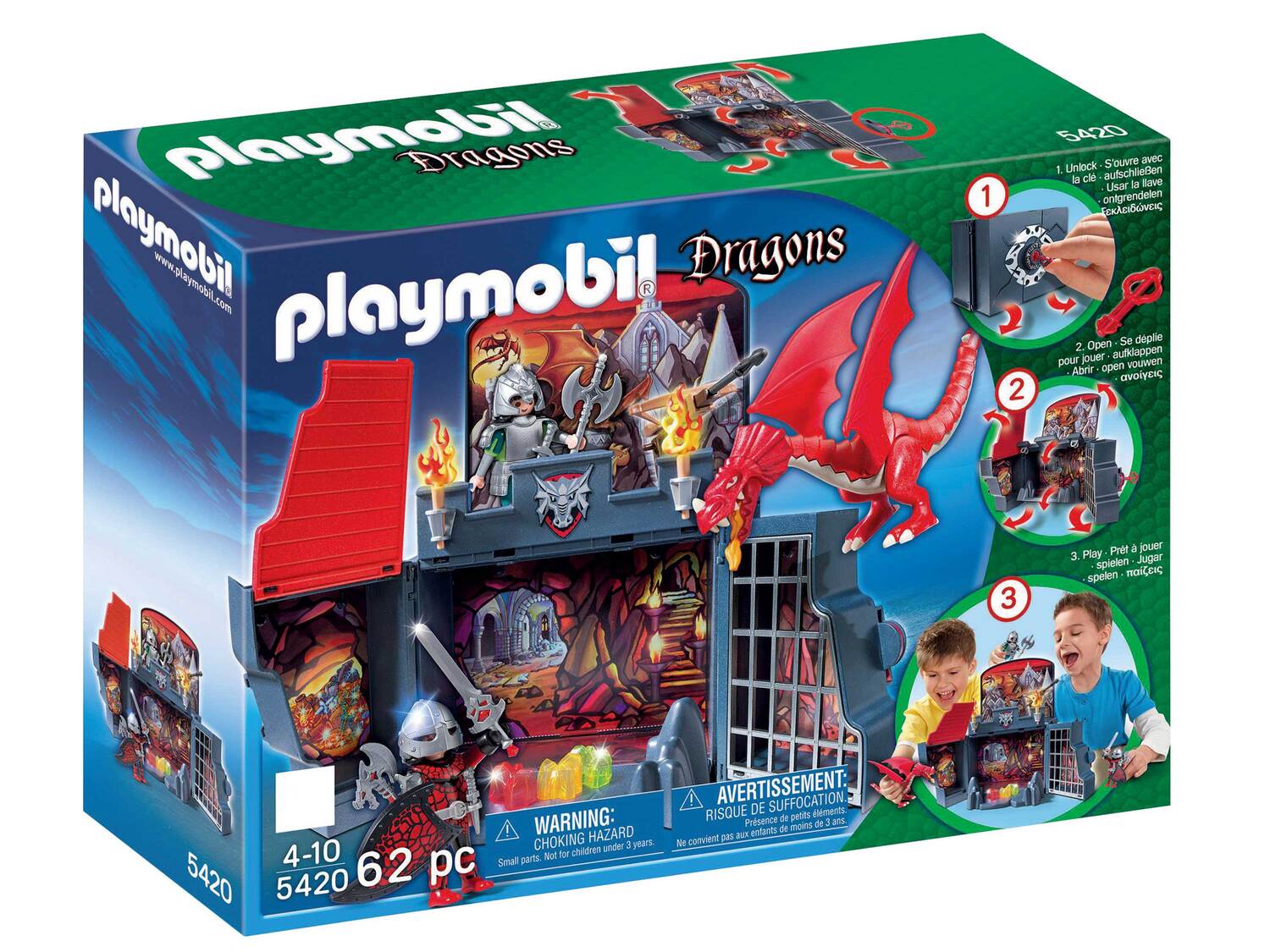 Set de jeu Playmobil , le prix 27.99 €
- Au choix : Dragons, 62 pièces, ou ...