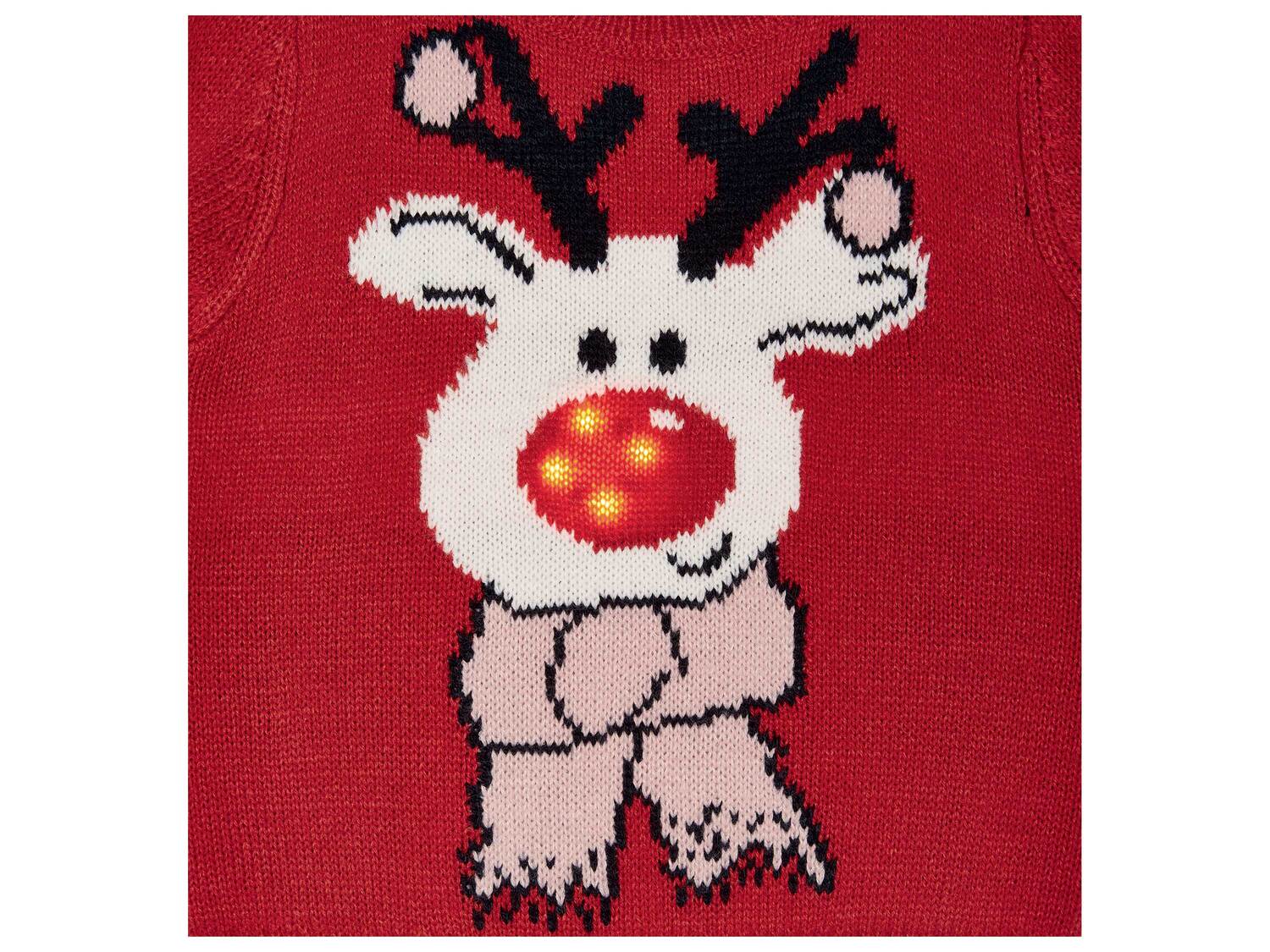 Pull de Noël LED fille ou garçon , le prix 7.99 €
- Du 12/24 mois au ...