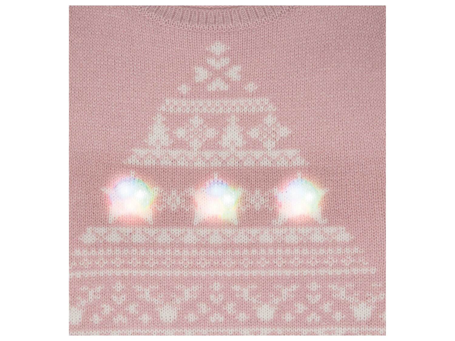 Pull de Noël à LED fille ou garçon , le prix 8.99 €
- Du 6/8 au 12/14 ...