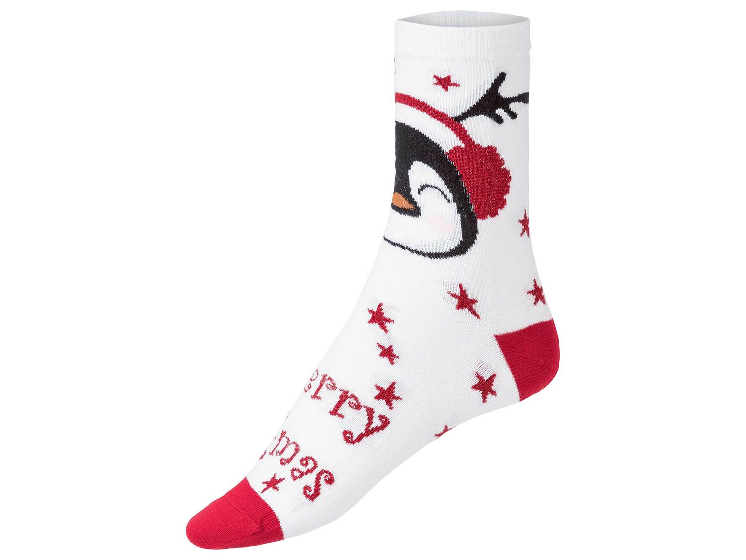 Chaussettes de Noël femme , le prix 3.49 €
- Du 35/38 au 39/42 selon ...
