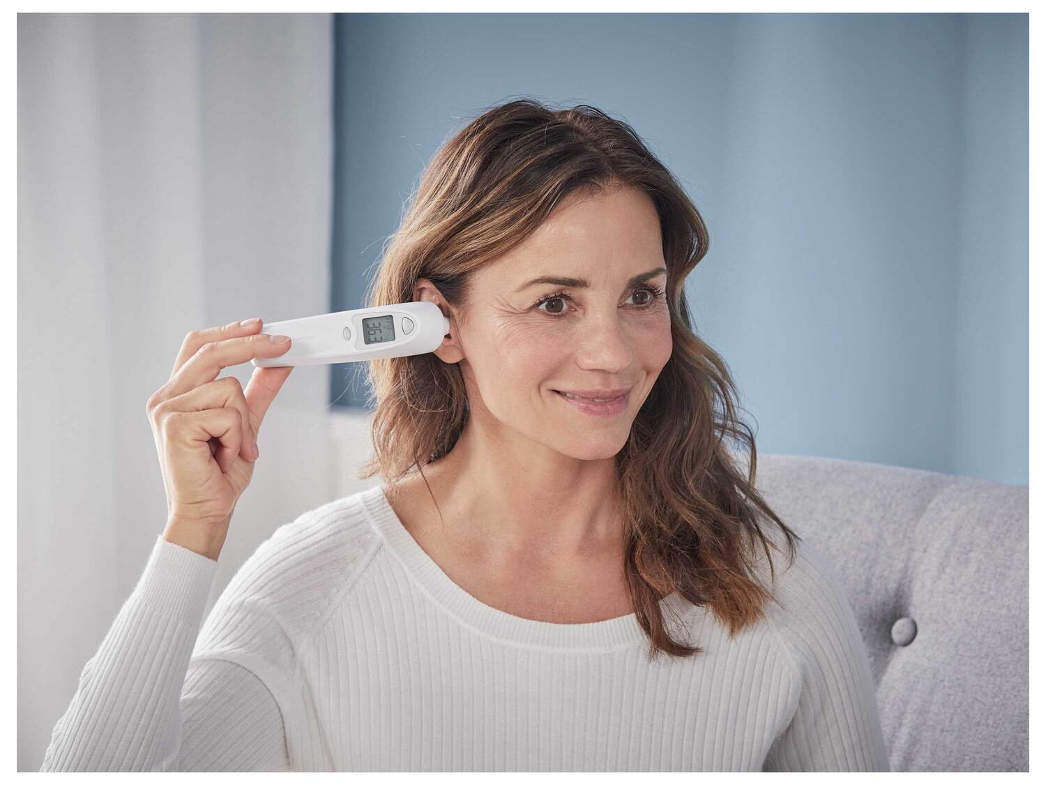 Thermomètre , le prix 16.99 €
- Smiley content : tout va bien
- Smiley triste ...
