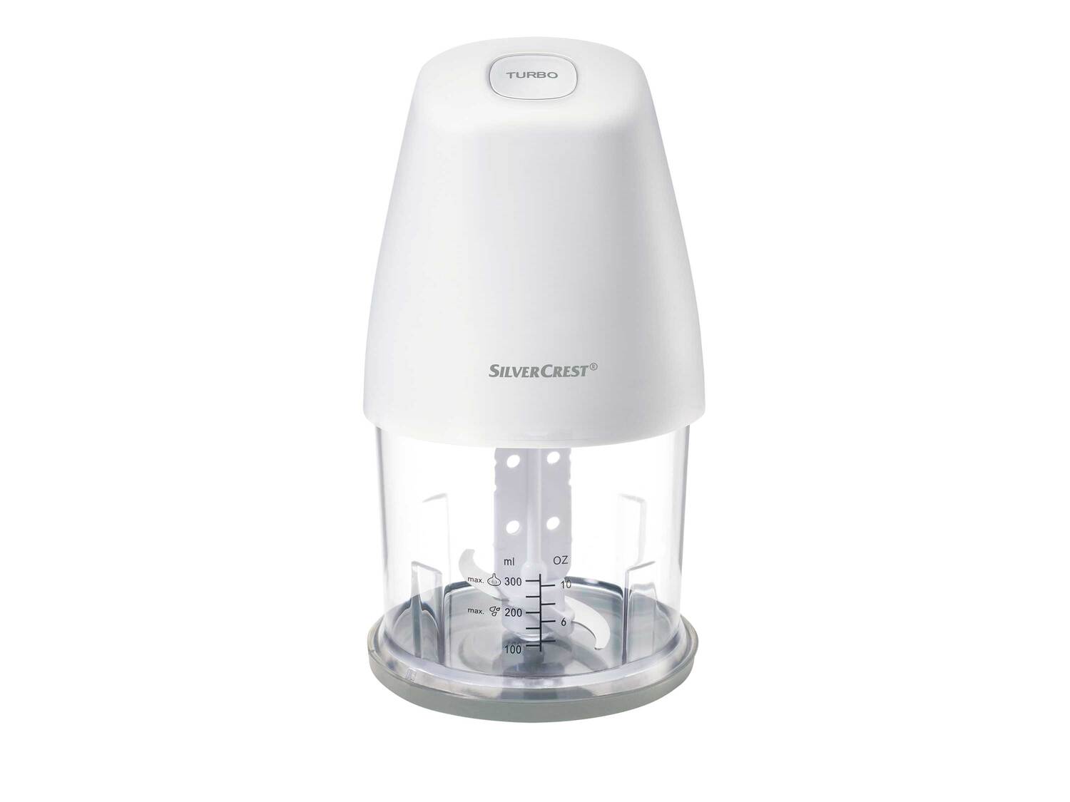Hachoir multifonction , le prix 9.99 €
- 260 W
- Jusqu'à 300 ml
- ...