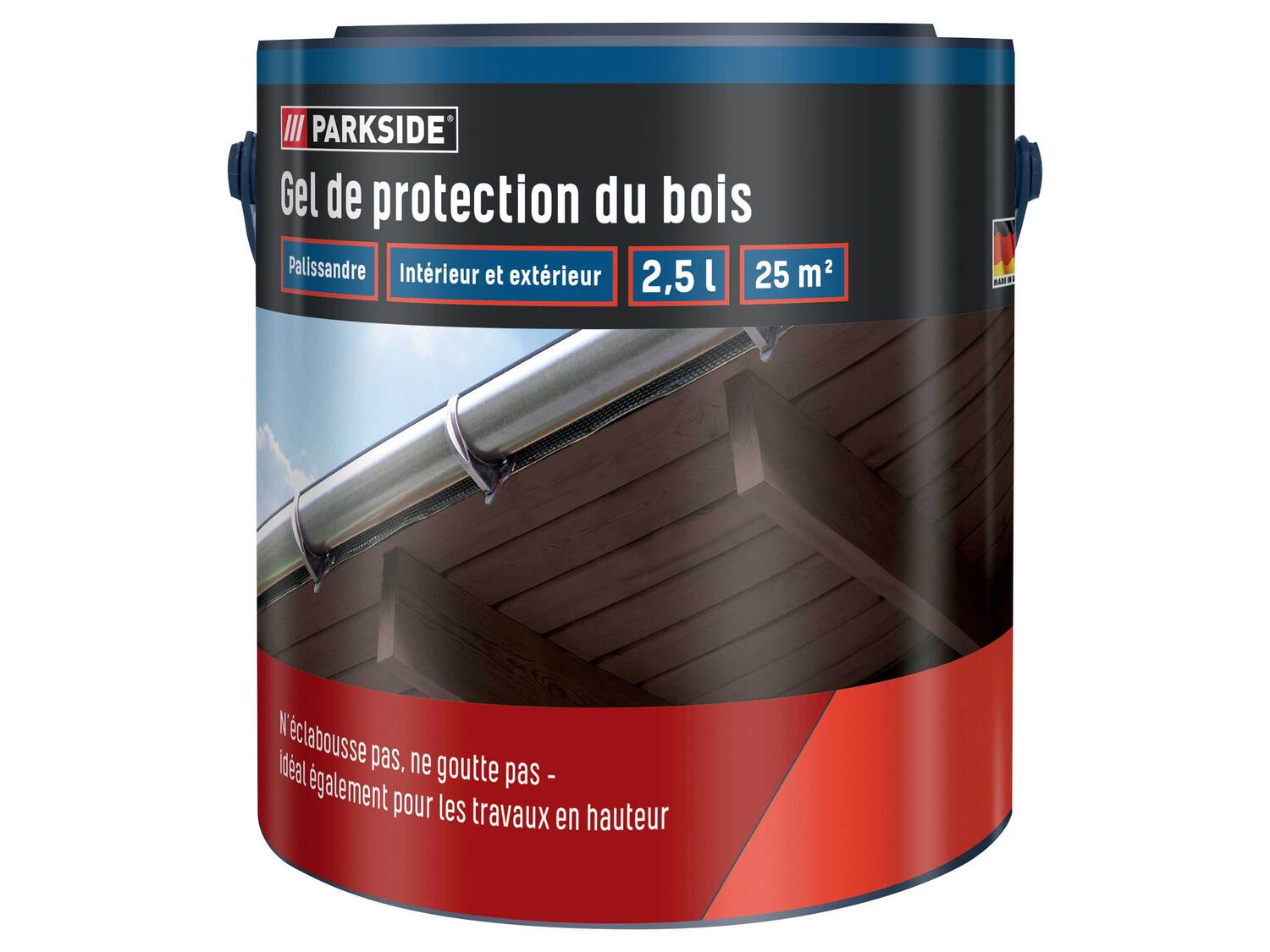 Gel de protection pour bois , le prix 7.99 €
- Env. 2,5 L pour env. 25 m²
- ...