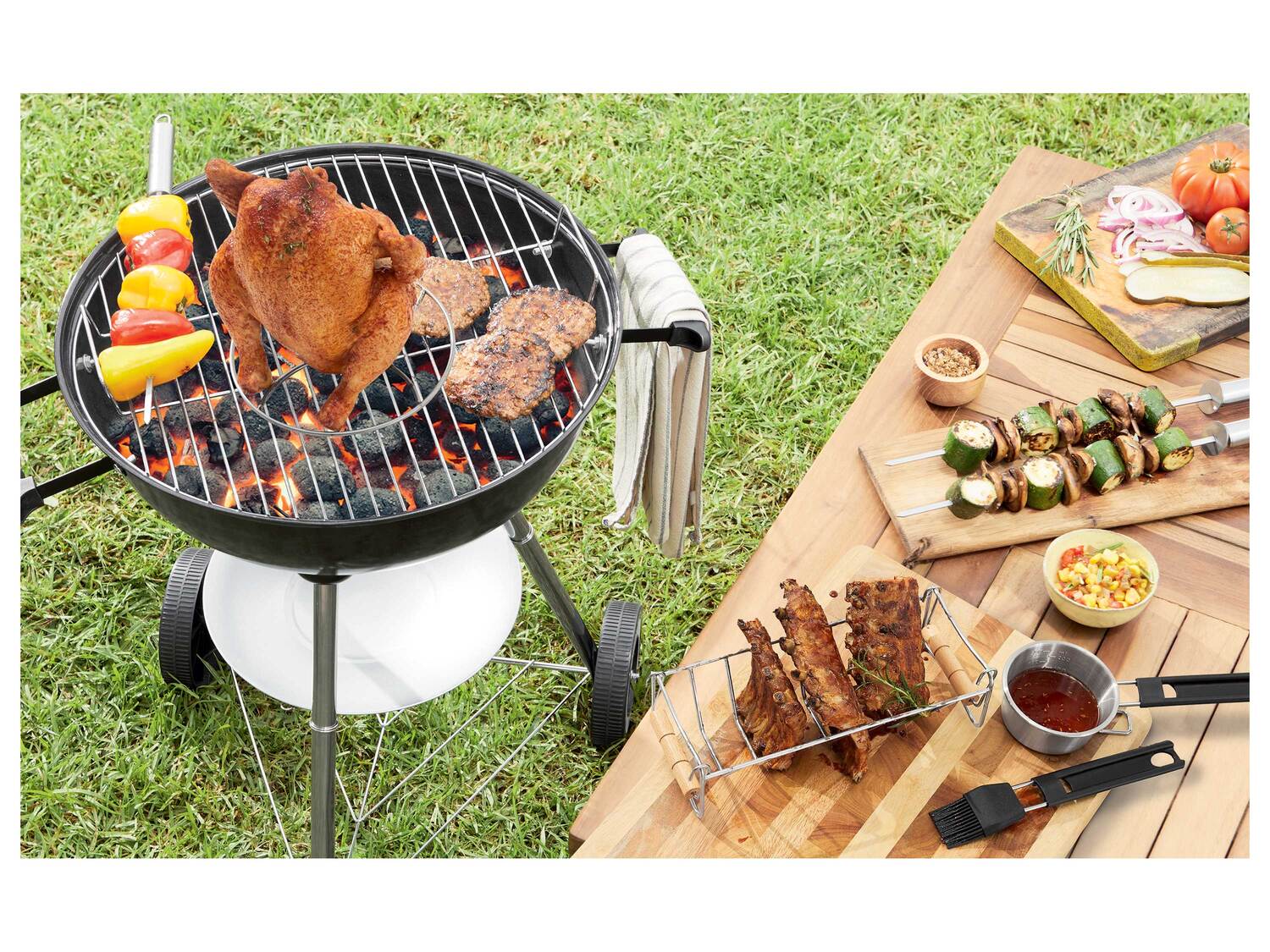 Barbecue boule , le prix 34.89 €
- Env. 48 x 86 x 62 cm (l x h x p)
- Grille ...