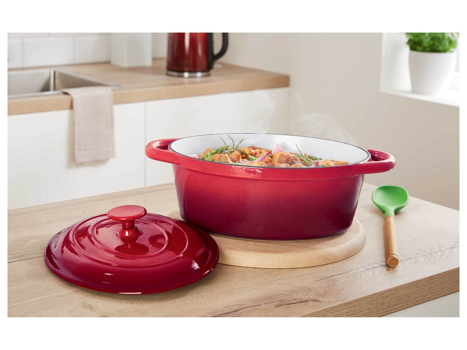 Cocotte en fonte , le prix 34.99 €
- Env. 37 x 23,5 x 17,8 cm (L x l ...