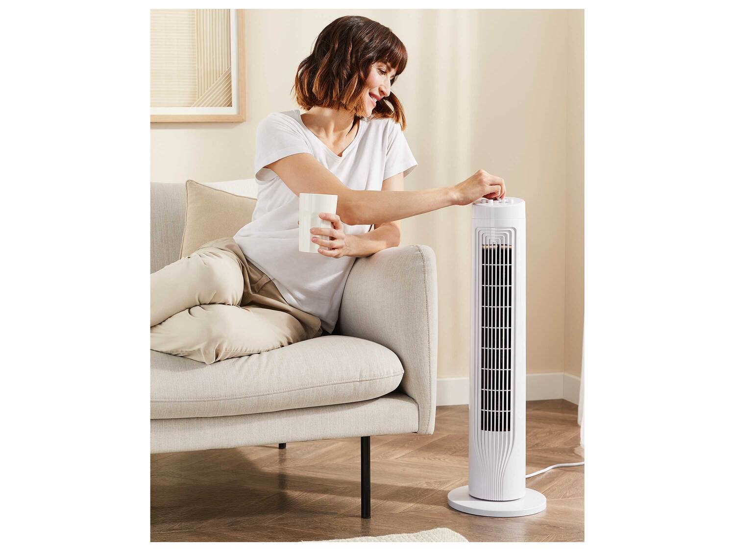 Ventilateur colonne , le prix 24.99 €
- Env. 76 cm
- 50 W
- 3 vitesses de ...