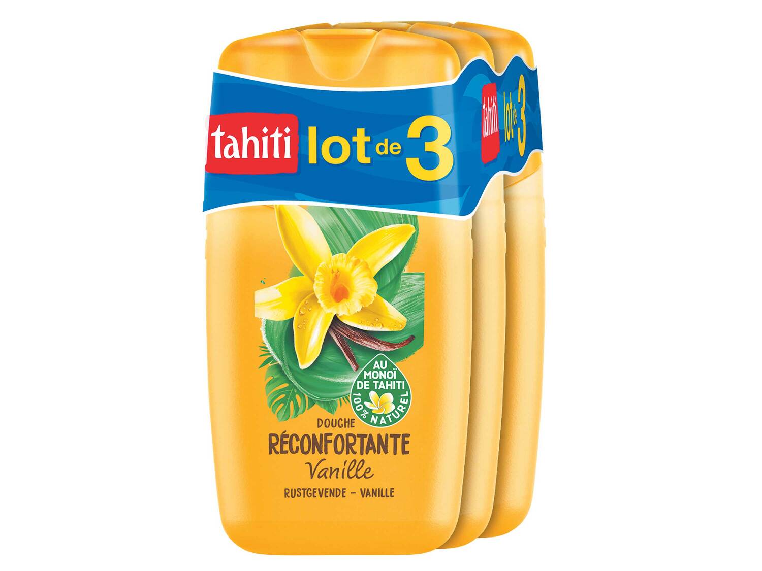 Tahiti gel douche au monoï , le prix 2.99 €
- Lot de 3
- Senteurs au ...