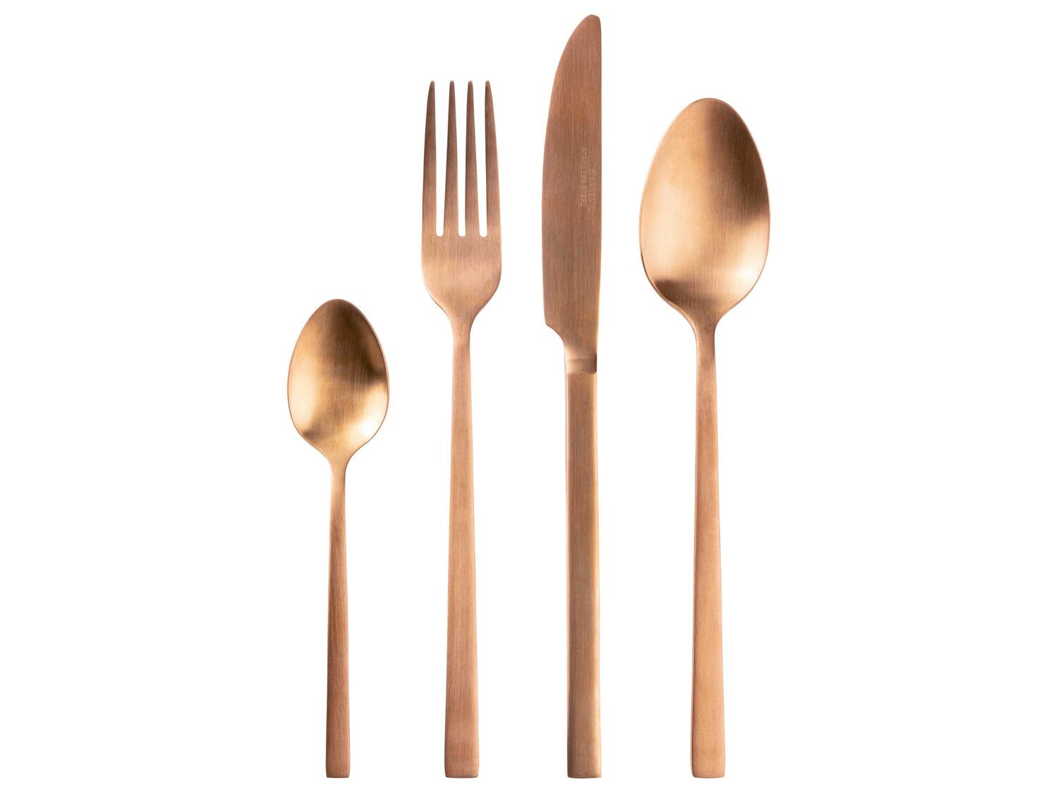 Couverts en acier inoxydable , le prix 17.99 €
- Set de 16
- Pour 4 personnes
Caractéristiques
- ...