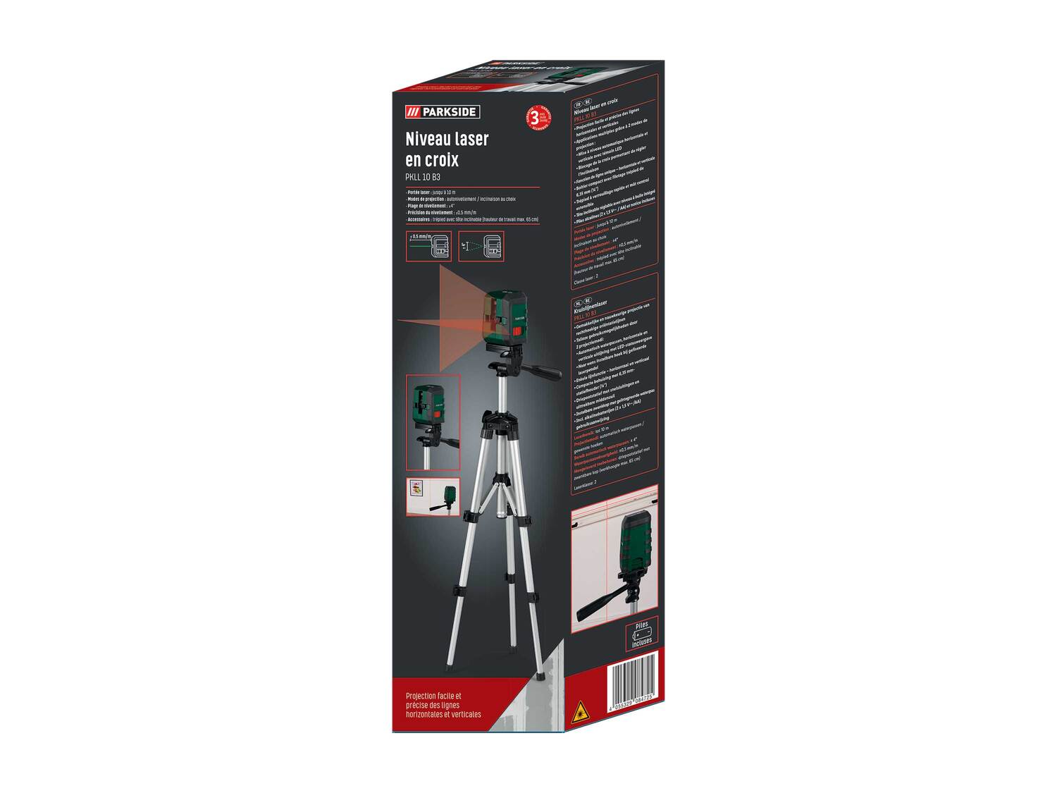 Niveau laser en croix , le prix 29.99 €
- Projection facile et précise ...