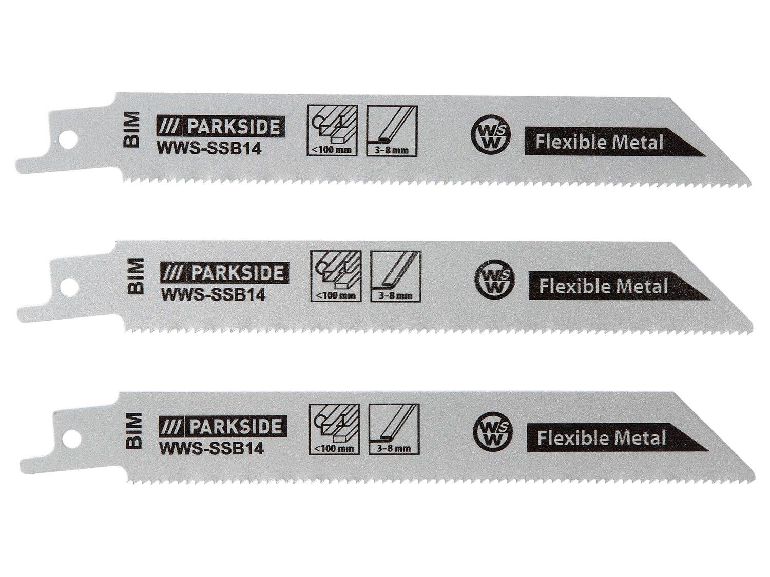 Lames de scie sabre , le prix 3.99 €
- Set de 9
- Pour le bois et les métaux ...