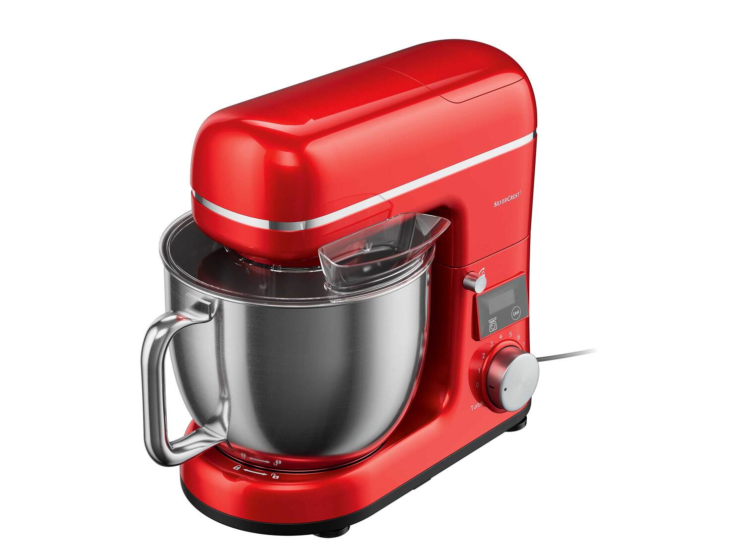 Robot multifonction argenté ou rouge , le prix 129.00 €
- 900 W
- Env. 3,6 ...