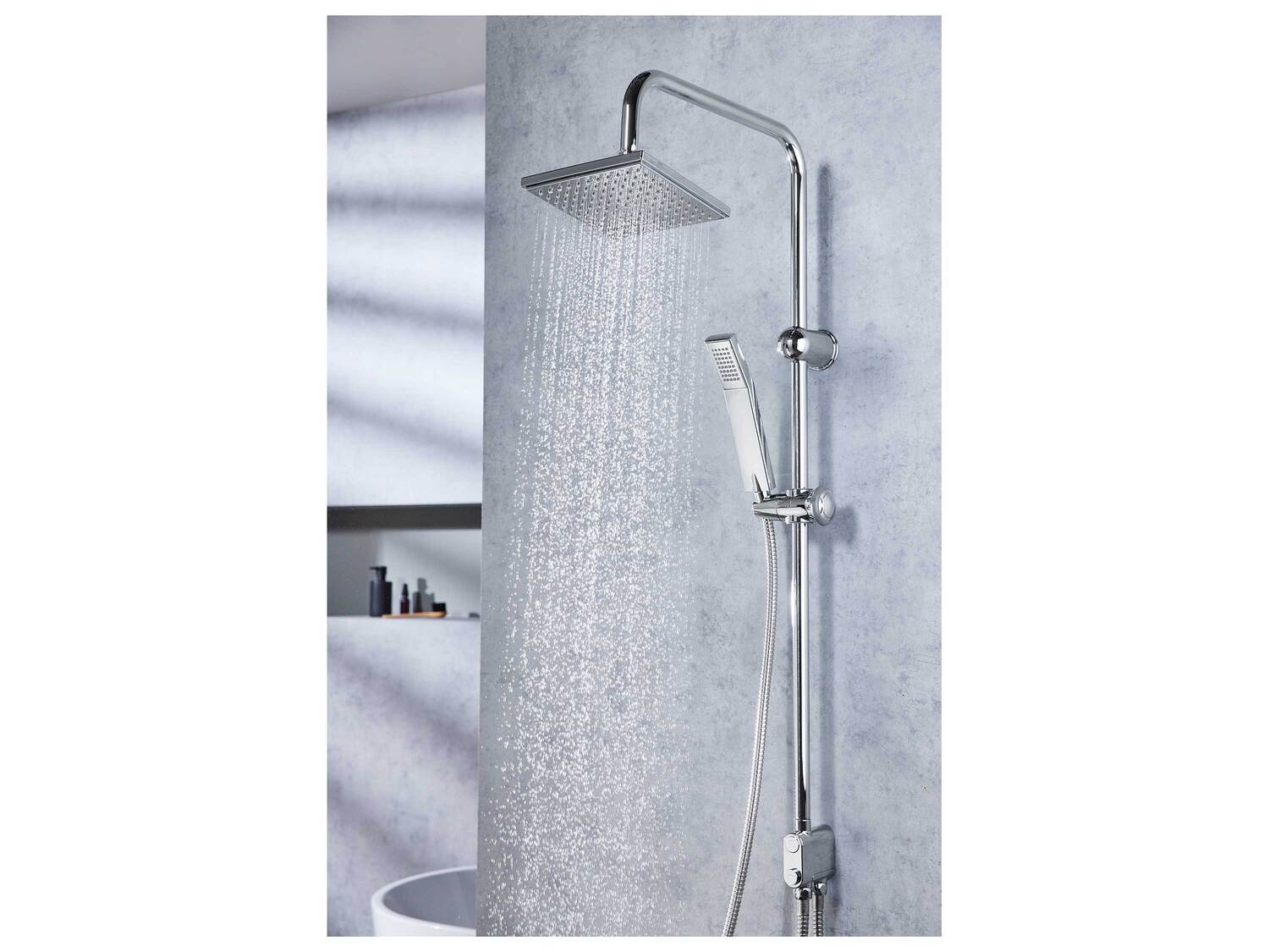 Colonne de douche , le prix 34.99 €
- Env. 99,55 x 36 cm (h x p);
- Douche ...