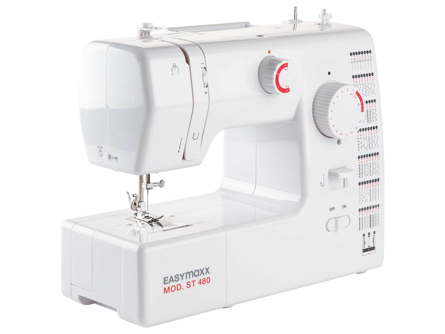 Machine à coudre électrique , le prix 89.00 €
- 24 W
- Max. 480 T/min
- ...