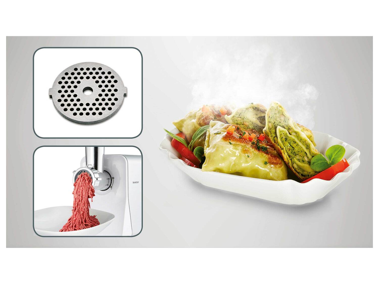 Hachoir à viande électrique , le prix 39.99 €
- 350 W
- Panneau de ...