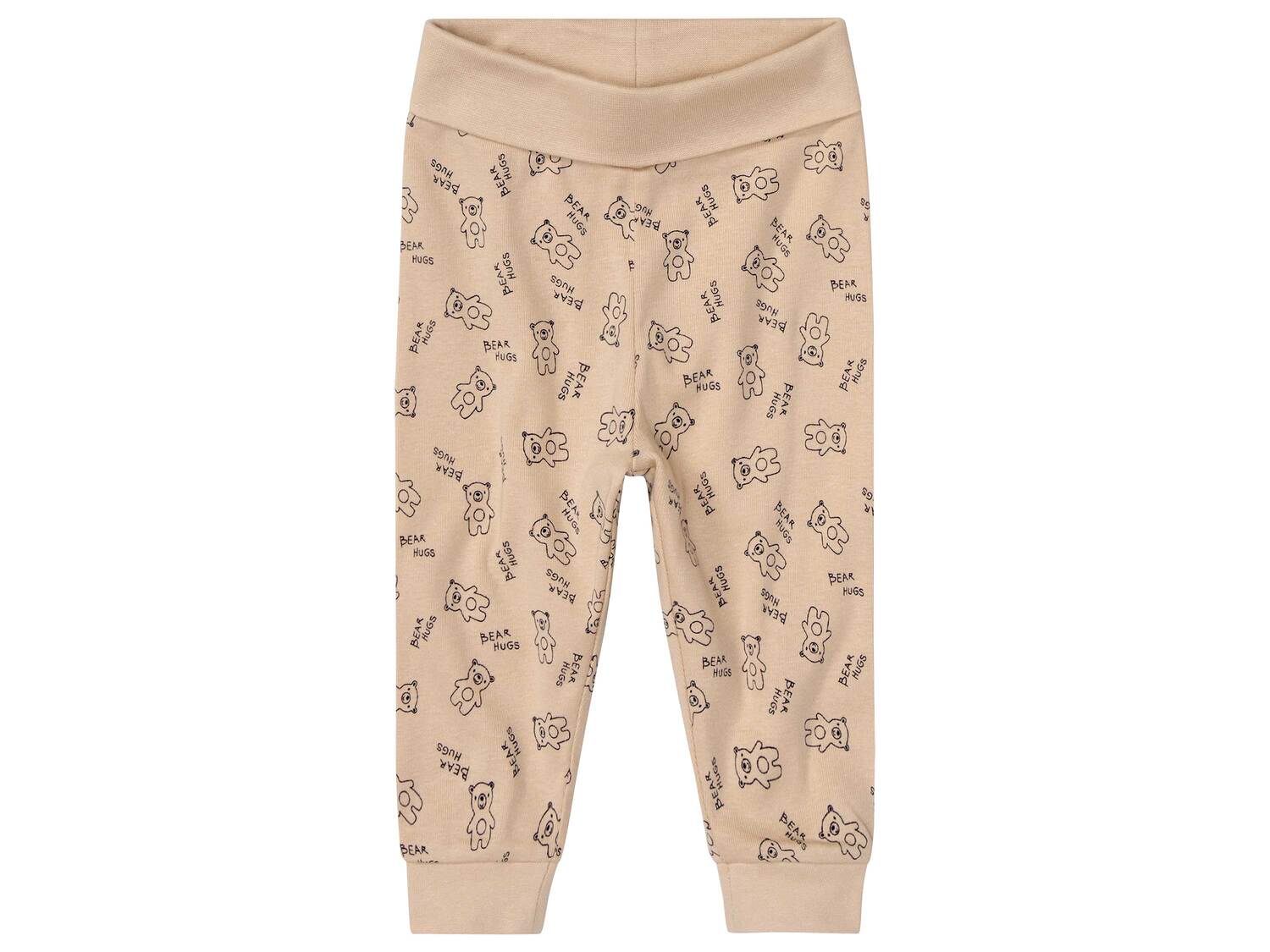 Pantalons molletonnés en coton bio bébé , le prix 3.99 €
- Du 2-6 mois (62/68 ...