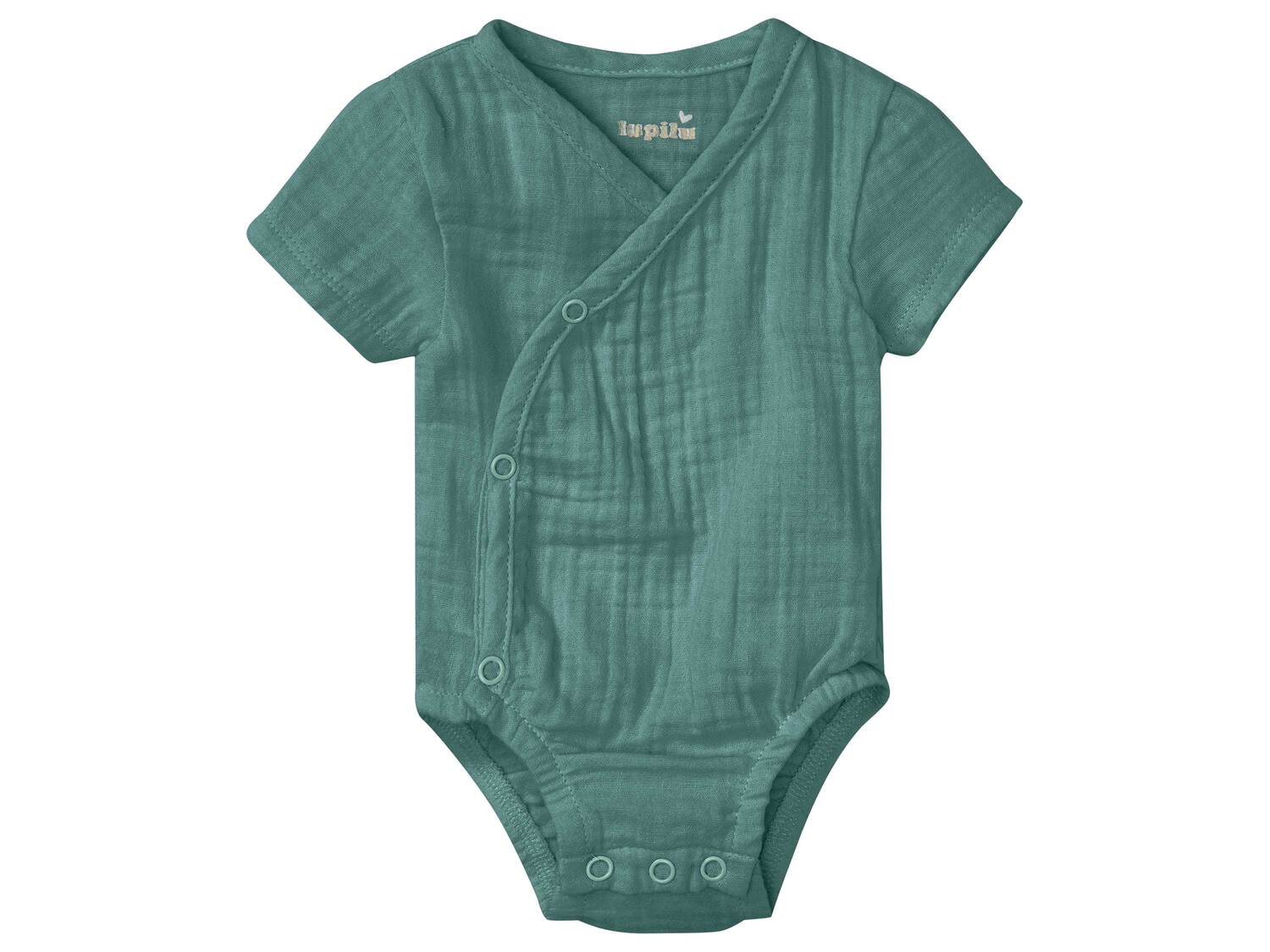 Bodies croisés bébé en coton bio , le prix 6.99 €
- Du 2 mois (62 cm) au ...