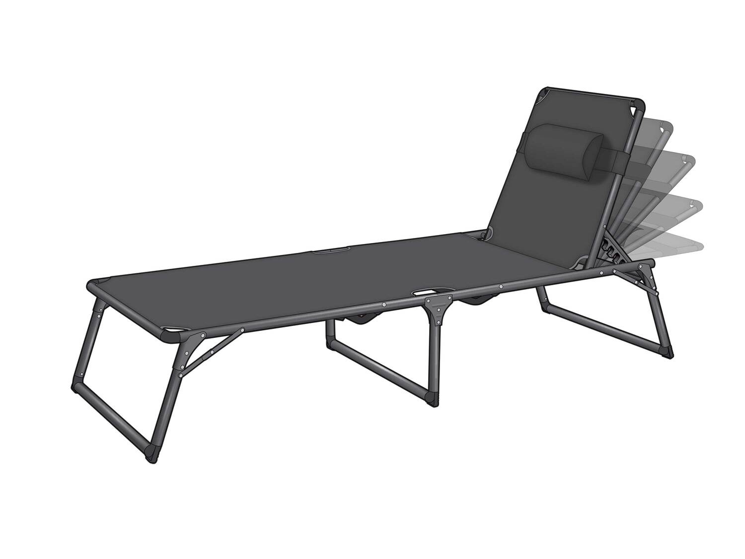 Bain de soleil en aluminium , le prix 69.99 €
- Env. 193 x 67 x 32 cm ...
