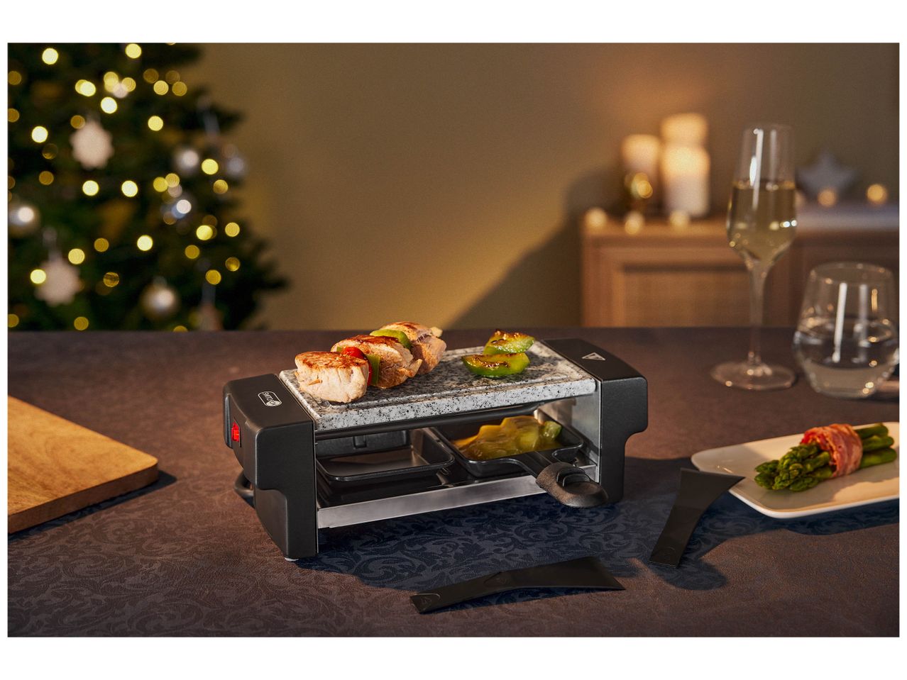 Raclette-gril , prezzo 14.99 EUR
Raclette-gril
- 800 W
- Plaque de gril amovible ...