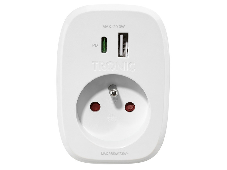 TRONIC® Adaptateur de prise Acheter Tronic , prezzo 11.99 EUR