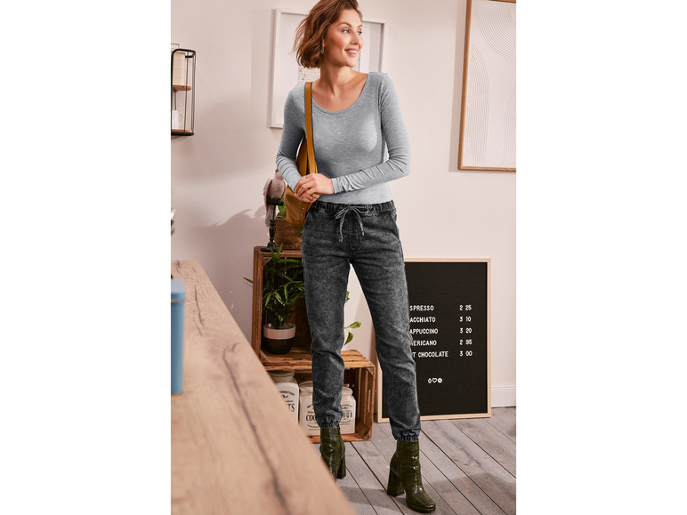 esmara® Pantalon molletonné denim Esmara , prezzo 11.99 EUR
