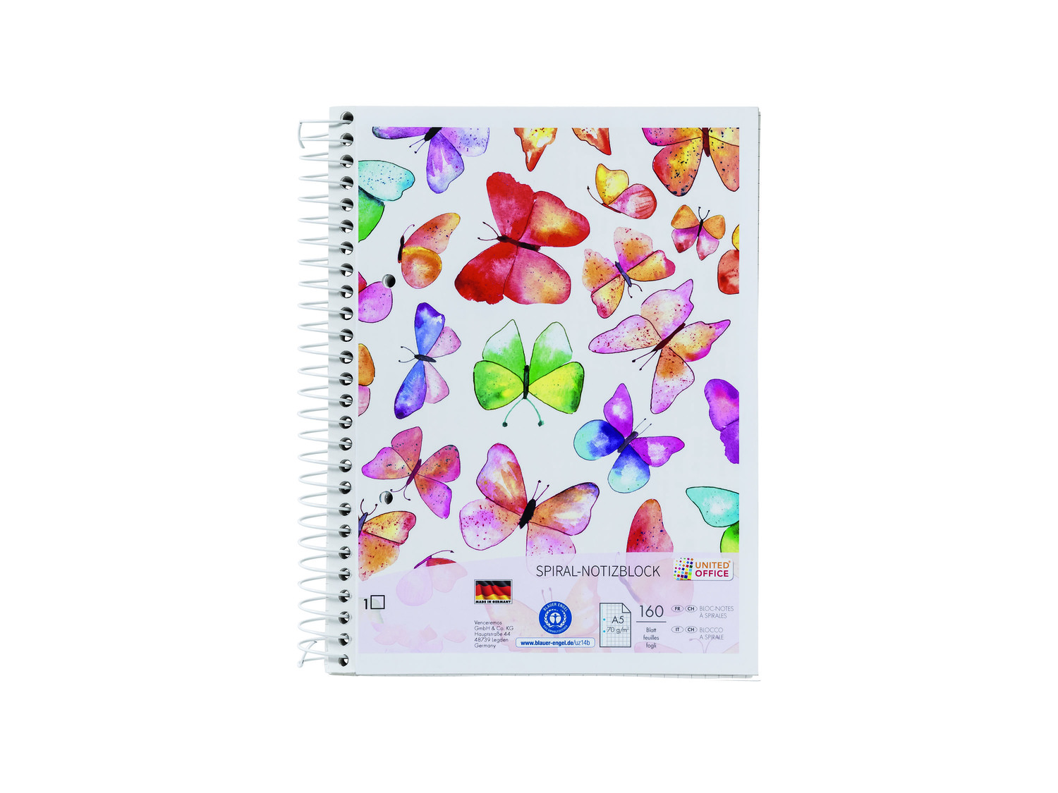 Bloc-notes à spirales , le prix 0.99 €
- 160 feuilles
- 4
- 4 modèles ...