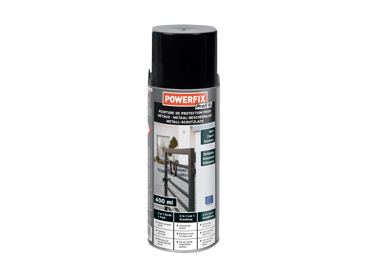 Peinture de protection pour métaux , le prix 2.99 €
- Env. 400 ml
- 2 en 1 ...