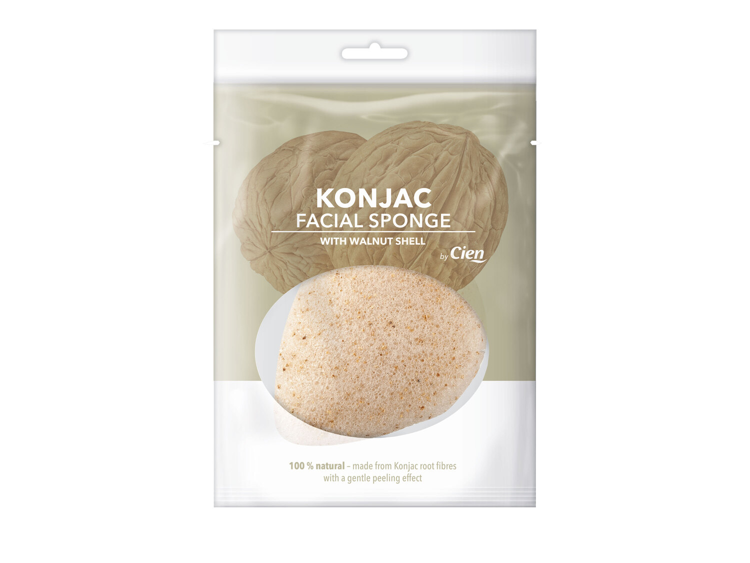 Éponge Konjac , le prix 1.99 €
- Exfolie et nettoie tout en douceur le visage.