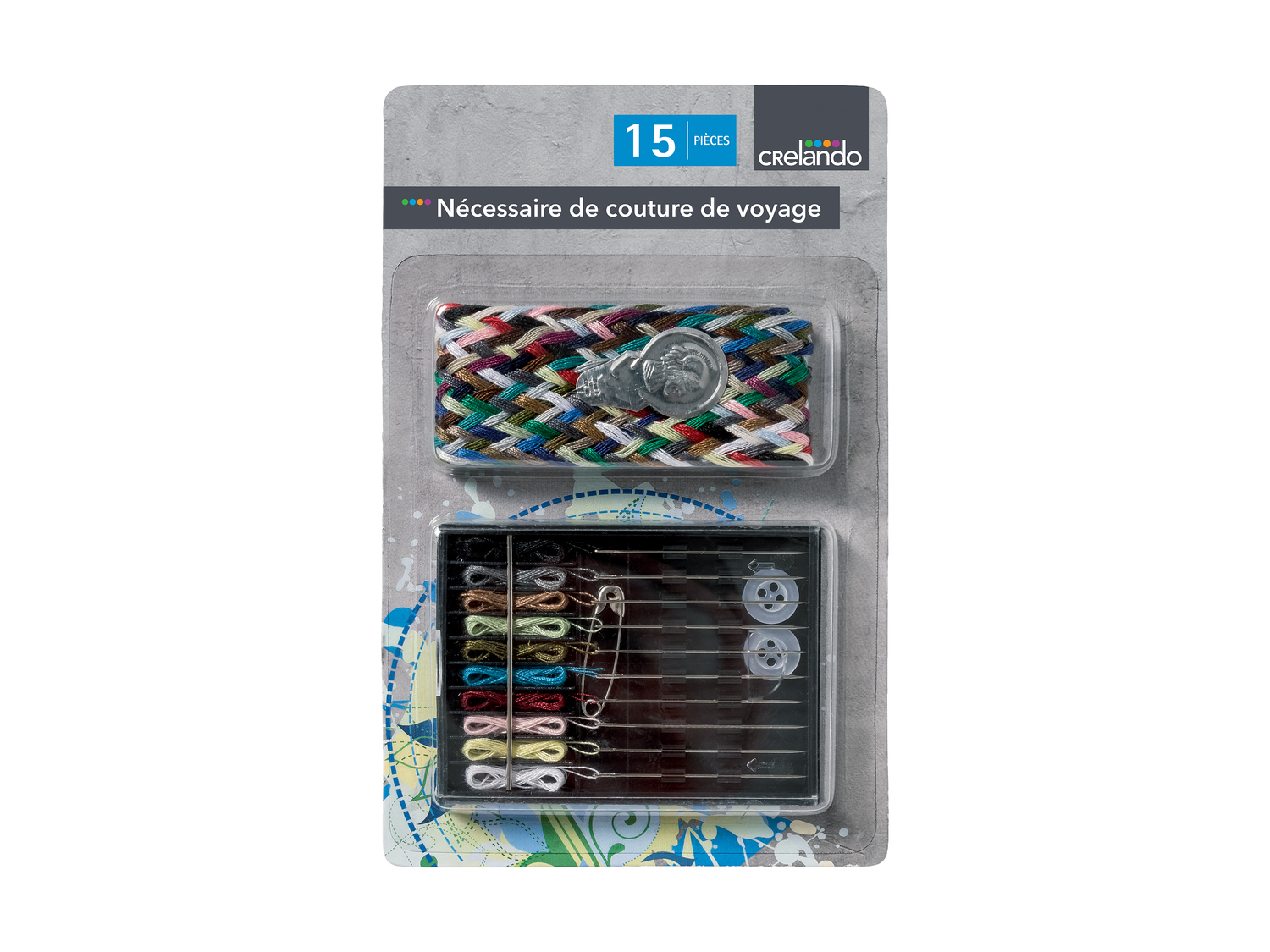 Accessoires de couture , le prix 0.99 €
Au choix :
- Fil à coudre transparent ...