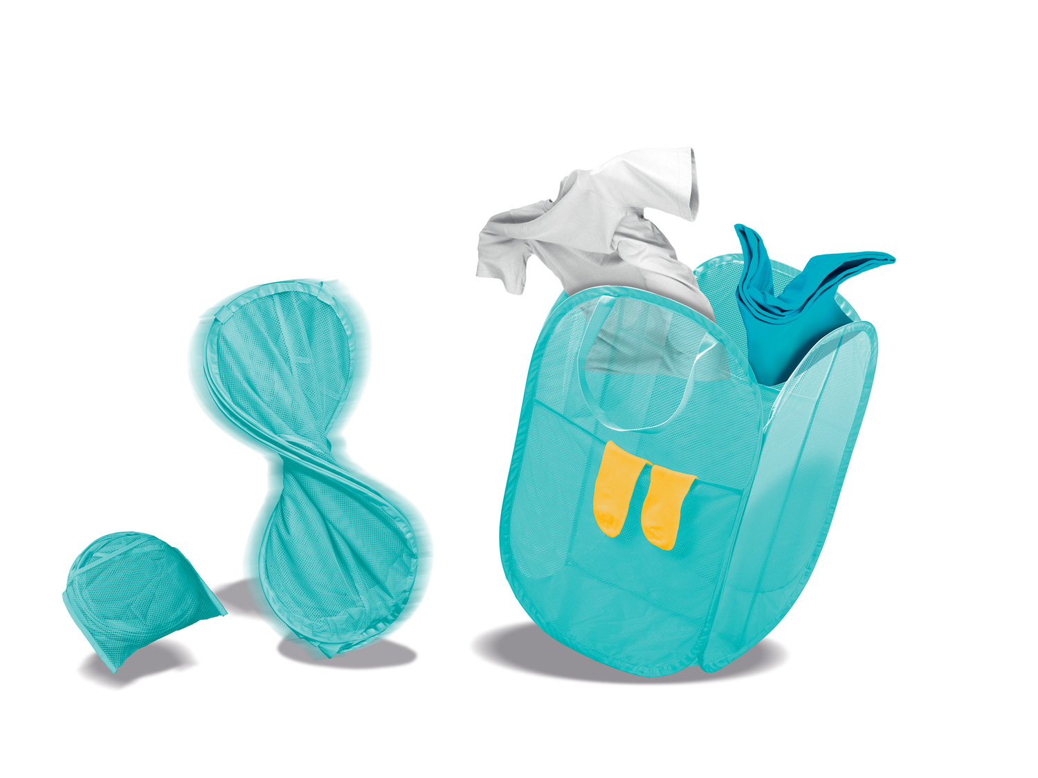 Panier à linge pop-up , le prix 3.99 €
- 2 COMPARTIMENTS : Pratique ...
