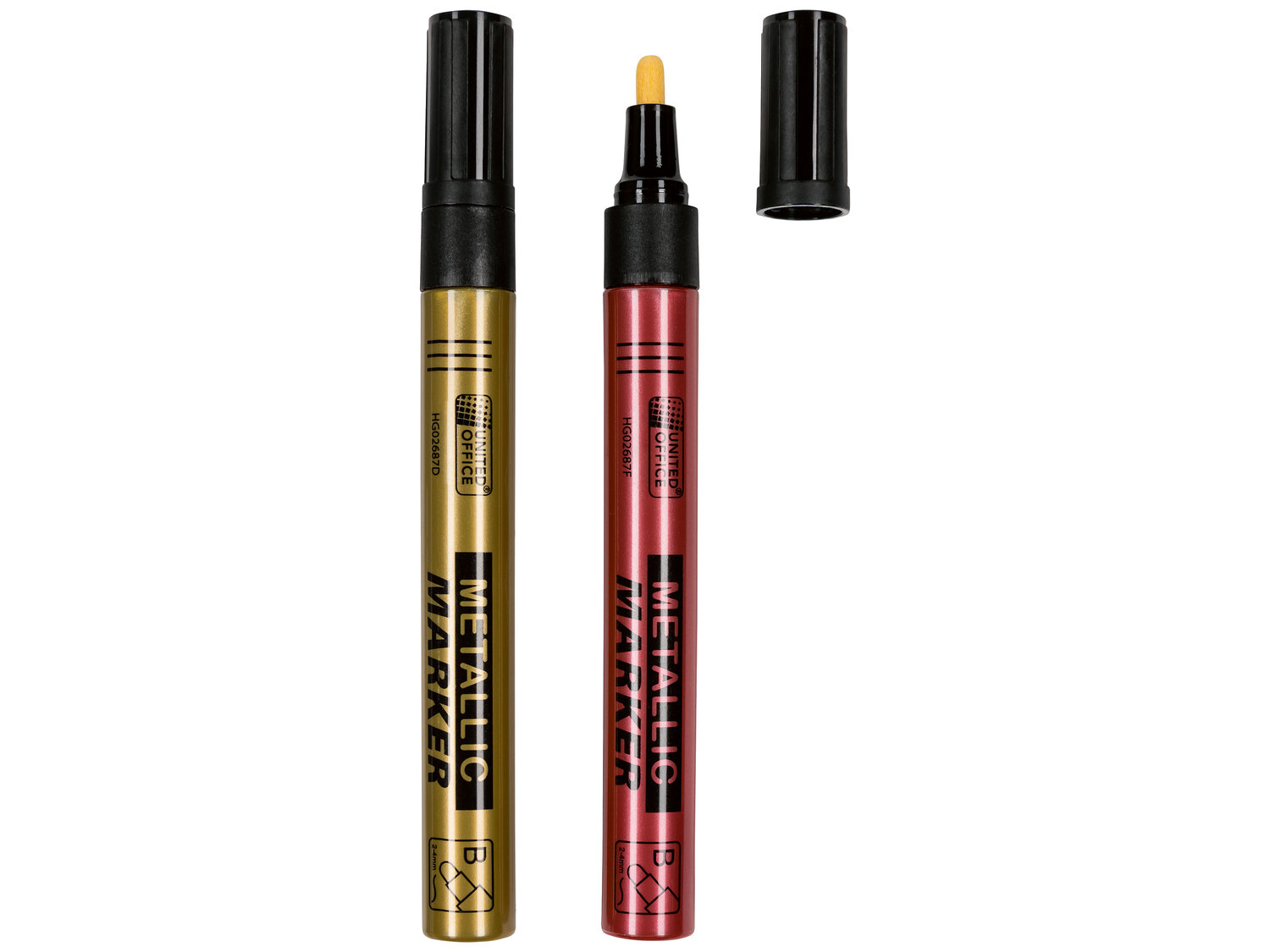 Marqueurs peinture , le prix 1.99 €
Au choix :
- Env. 0,8 mm
- Env. 1-2 ...