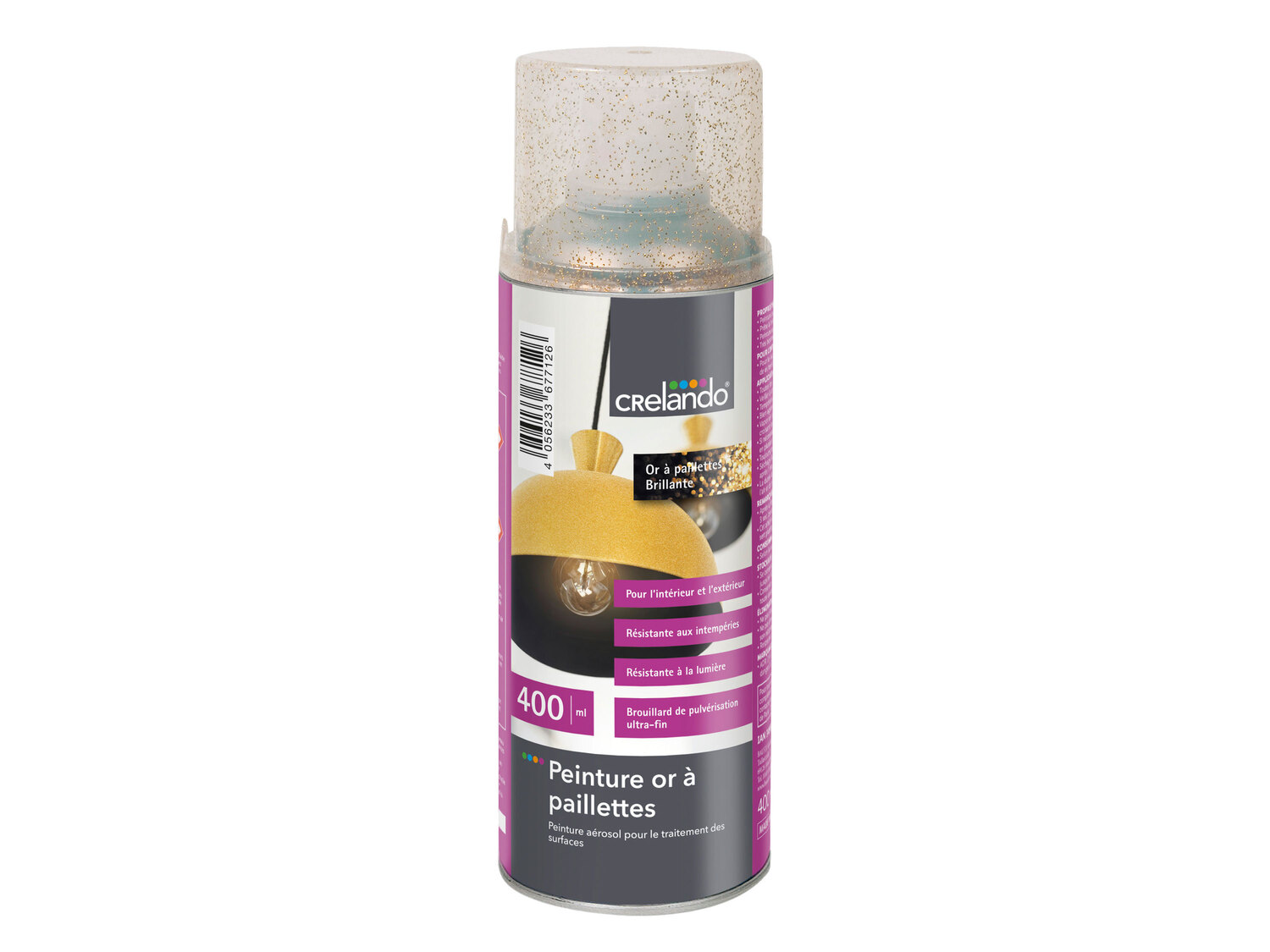 Peinture à effet en spray , le prix 3.99 €
- 4 coloris au choix, dont effet ...