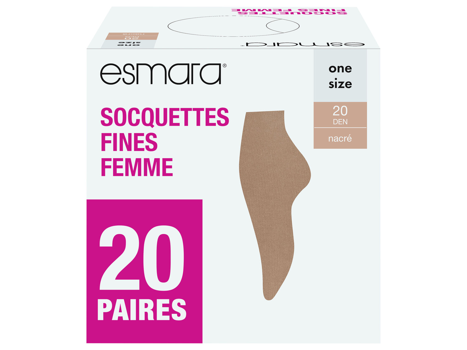 Socquettes fines femme , le prix 5.99 €
- Taille unique.
- Ex. 100 % polyamide
- ...