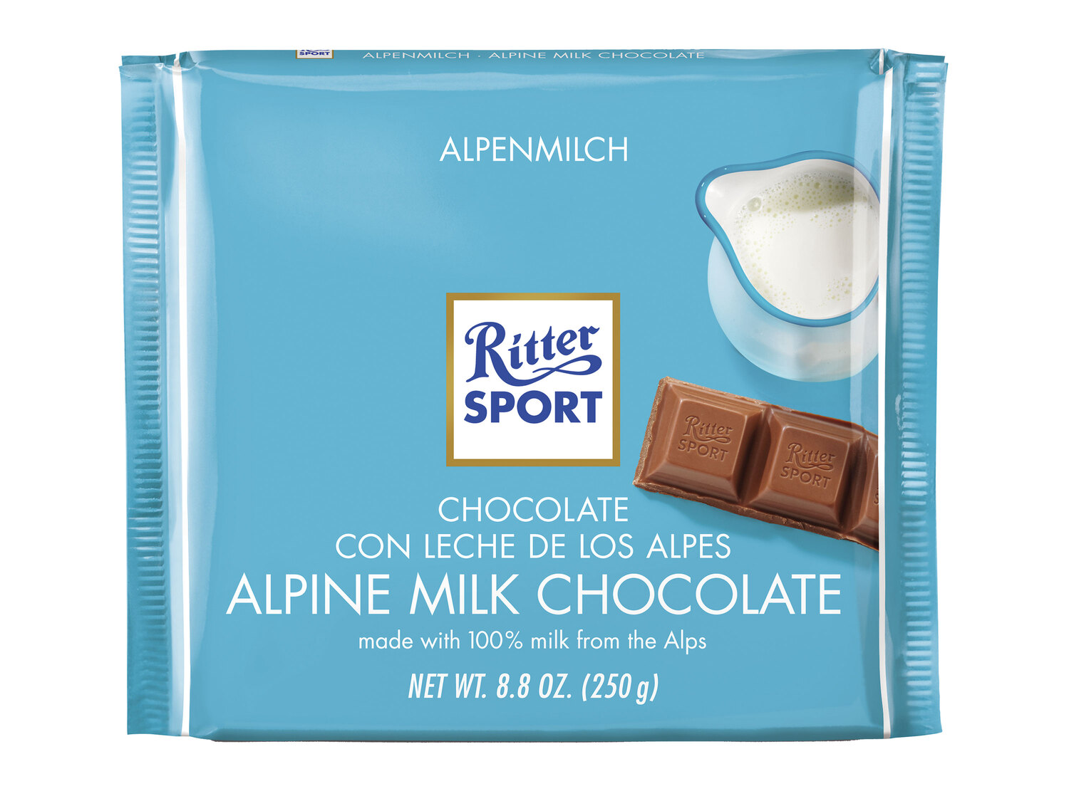 Ritter Sport maxi tablette , le prix 2.19 €
- Variétés au choix