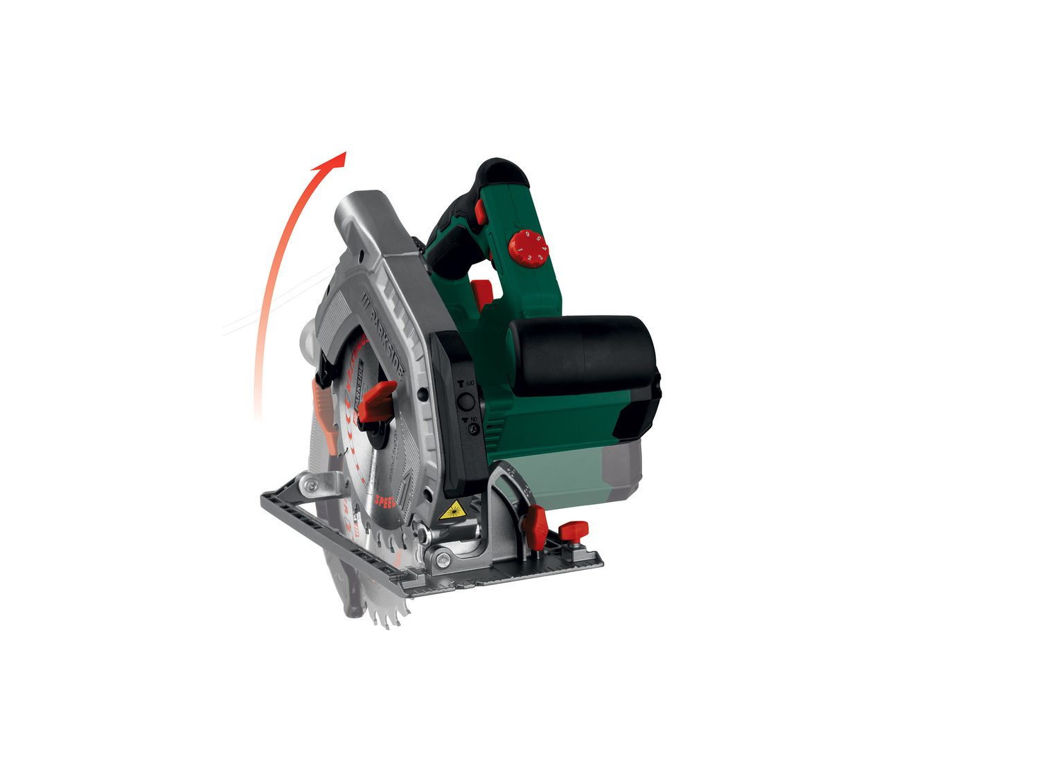 Scie circulaire Parkside, le prix 39.99 €
- 1 350 W
- Vitesse de rotation réglable ...