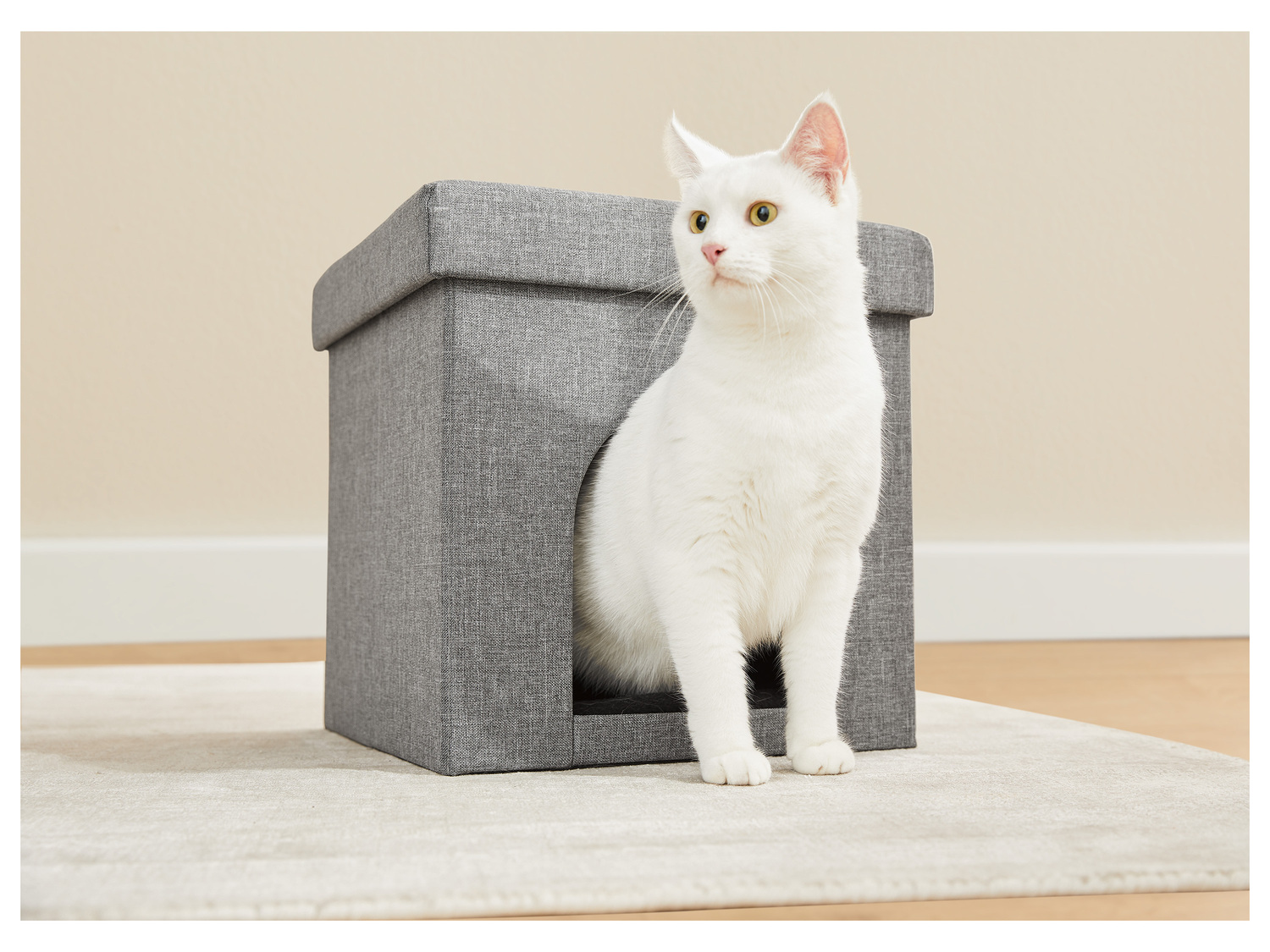 Niche cube pour chat , le prix 12.99 €
- Env. 37,5 x 38 x 37,5 cm (l ...