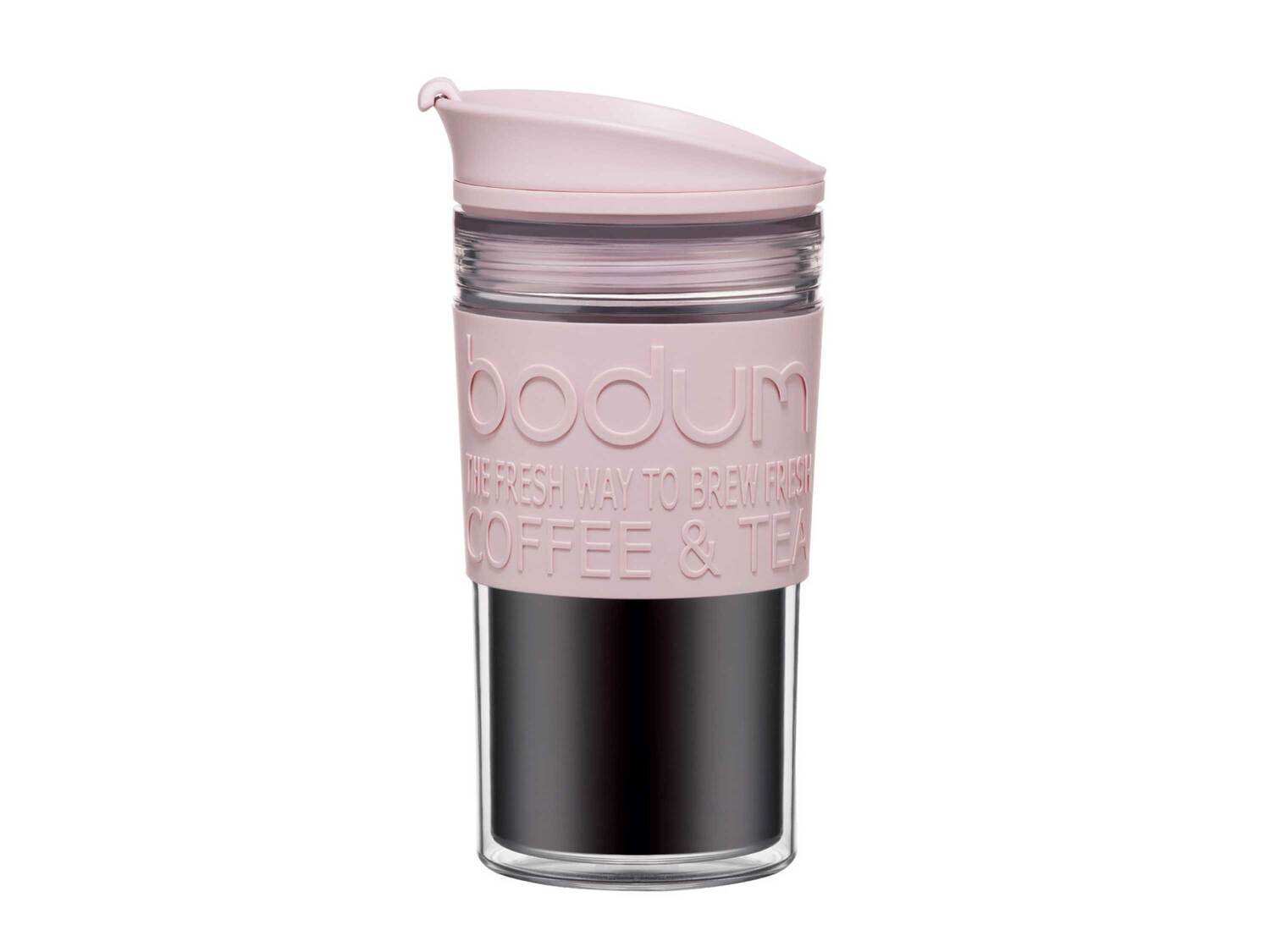 Mug de voyage Bodum, le prix 9.99 €
- Env. 0,35 L
- Compatible lave-vaisselle