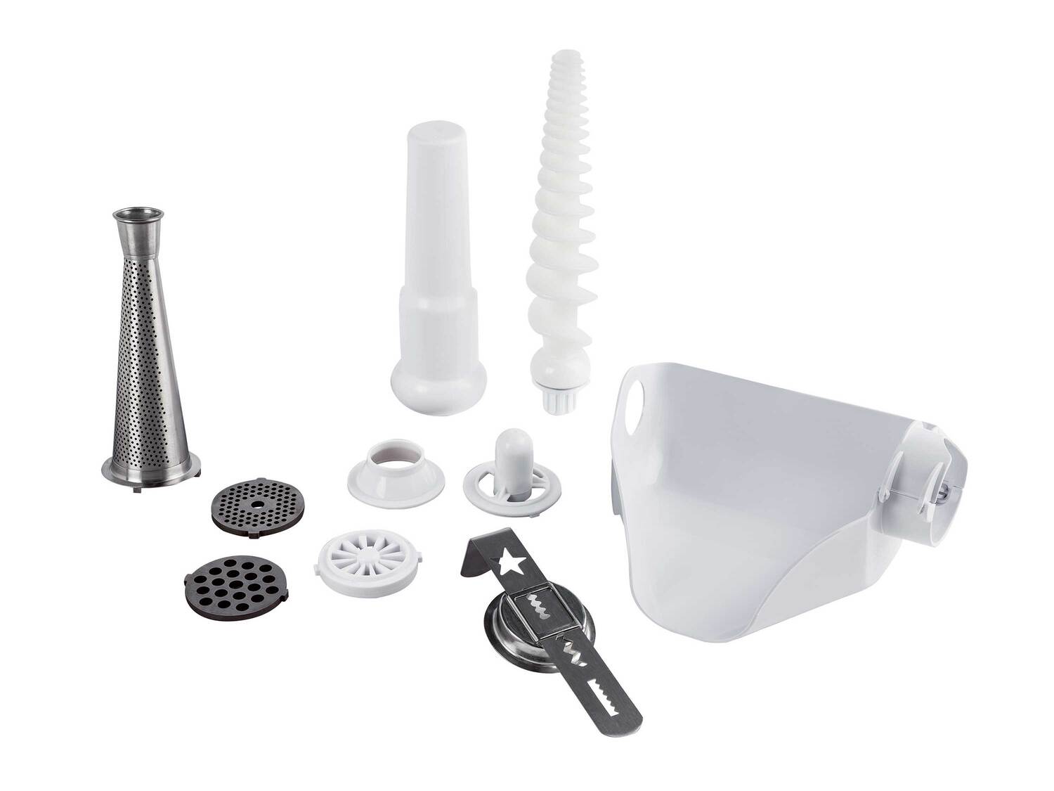Hachoir à viande , le prix 39.99 €
- 350 W
- Multifonction - pour hacher ...