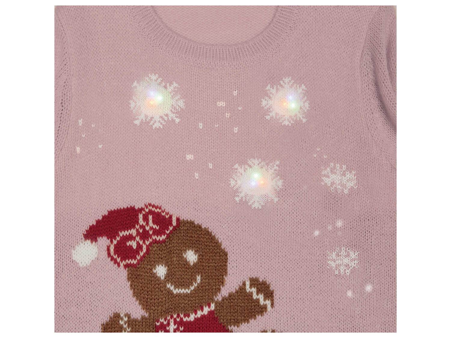 Pull de Noël LED fille ou garçon , le prix 7.99 €
- Du 12/24 mois au ...